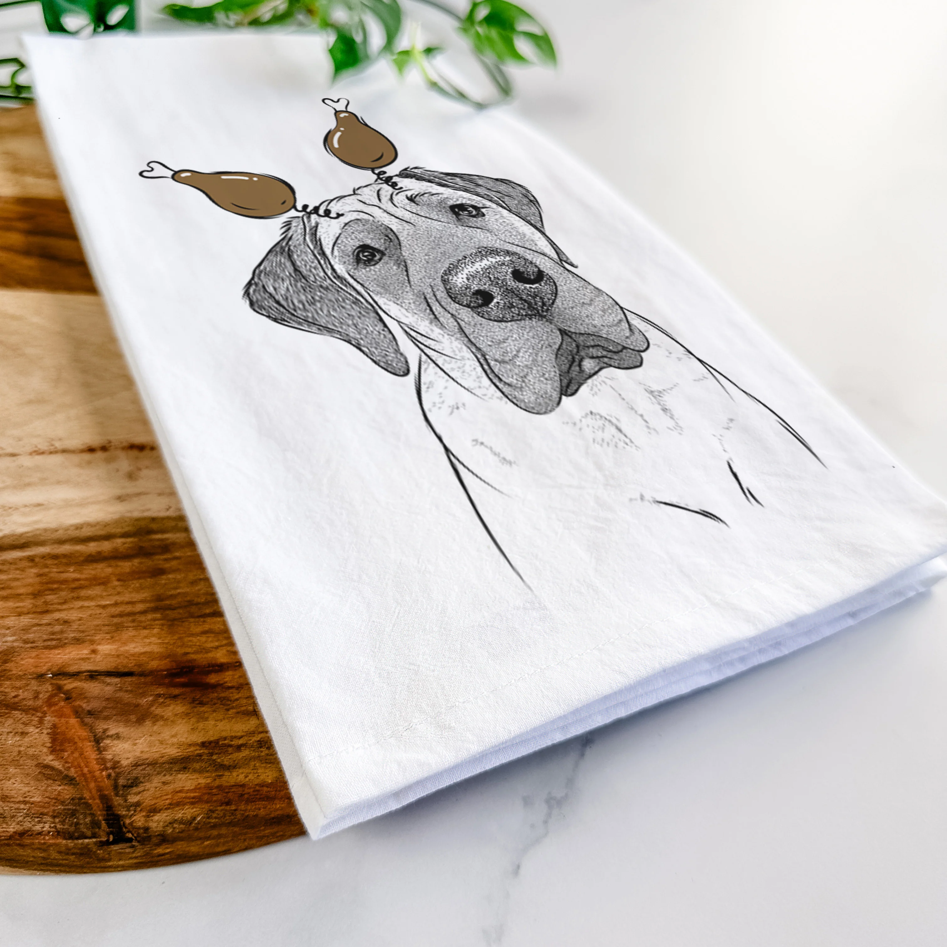 Nutterbutter the English Mastiff Tea Towel - Image 11