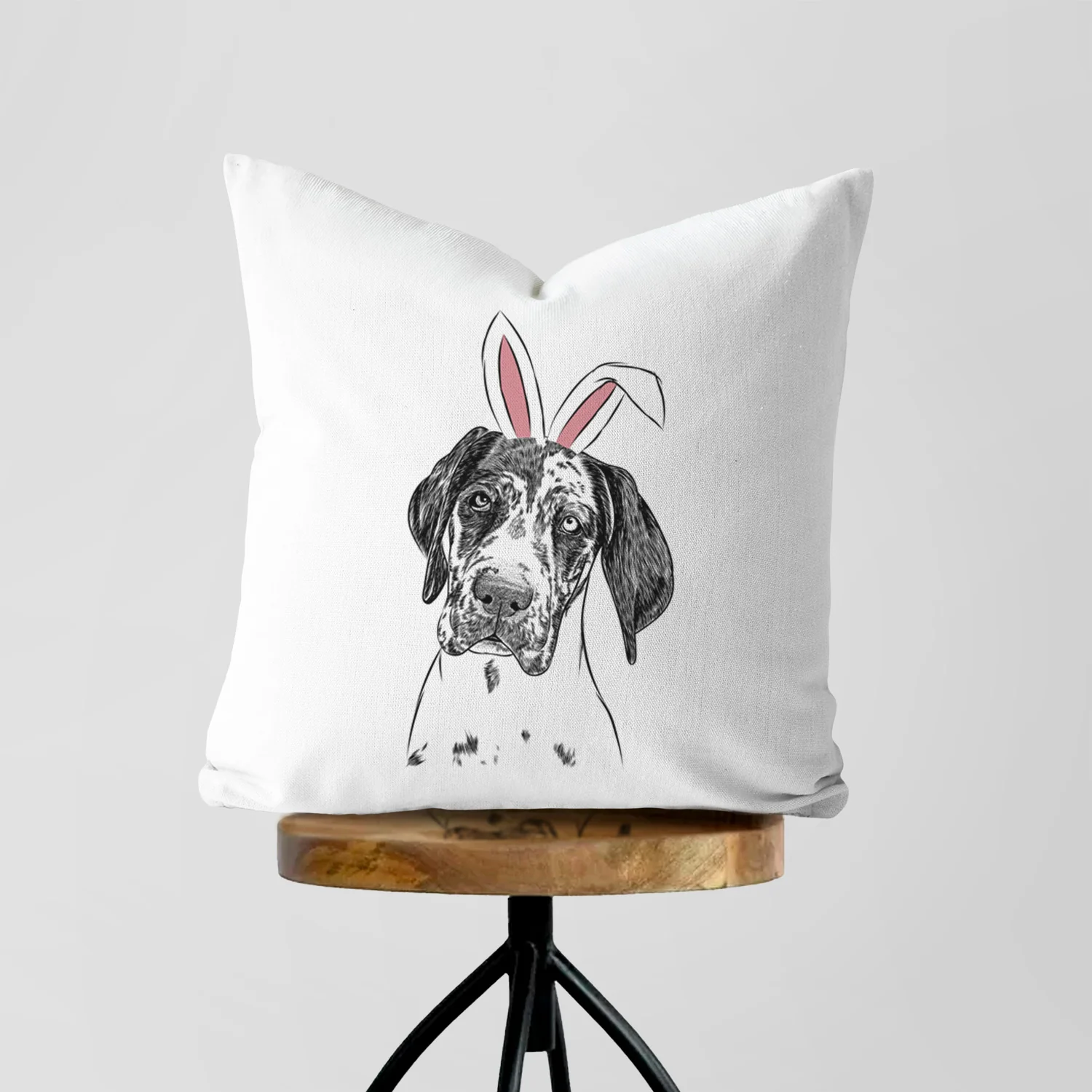 Nyx the Great Dane - Throw Pillow Cover - Image 5