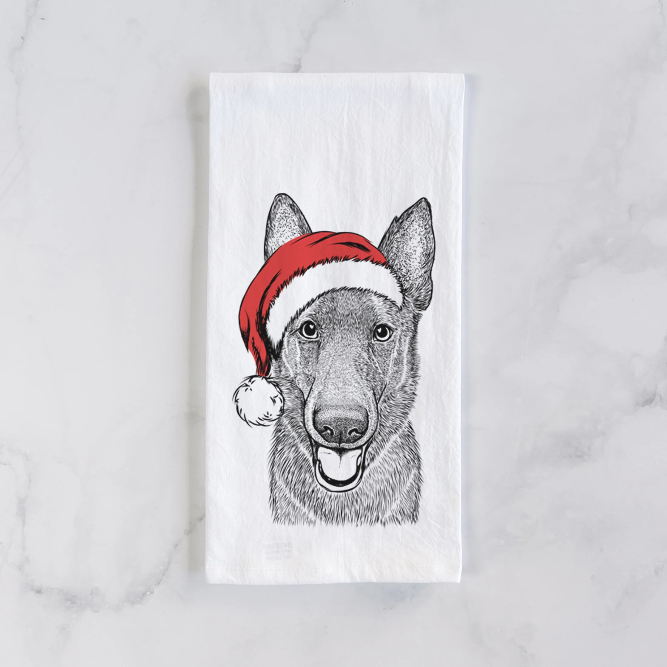 Nyx the German Shepherd Tea Towel - Image 2