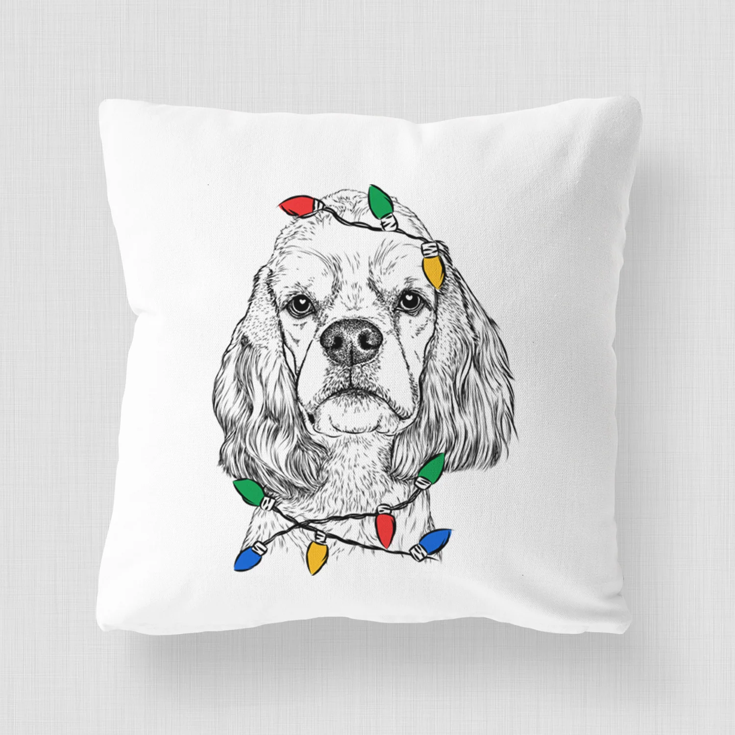 Oakley the American Cocker Spaniel - Throw Pillow Cover - Image 4