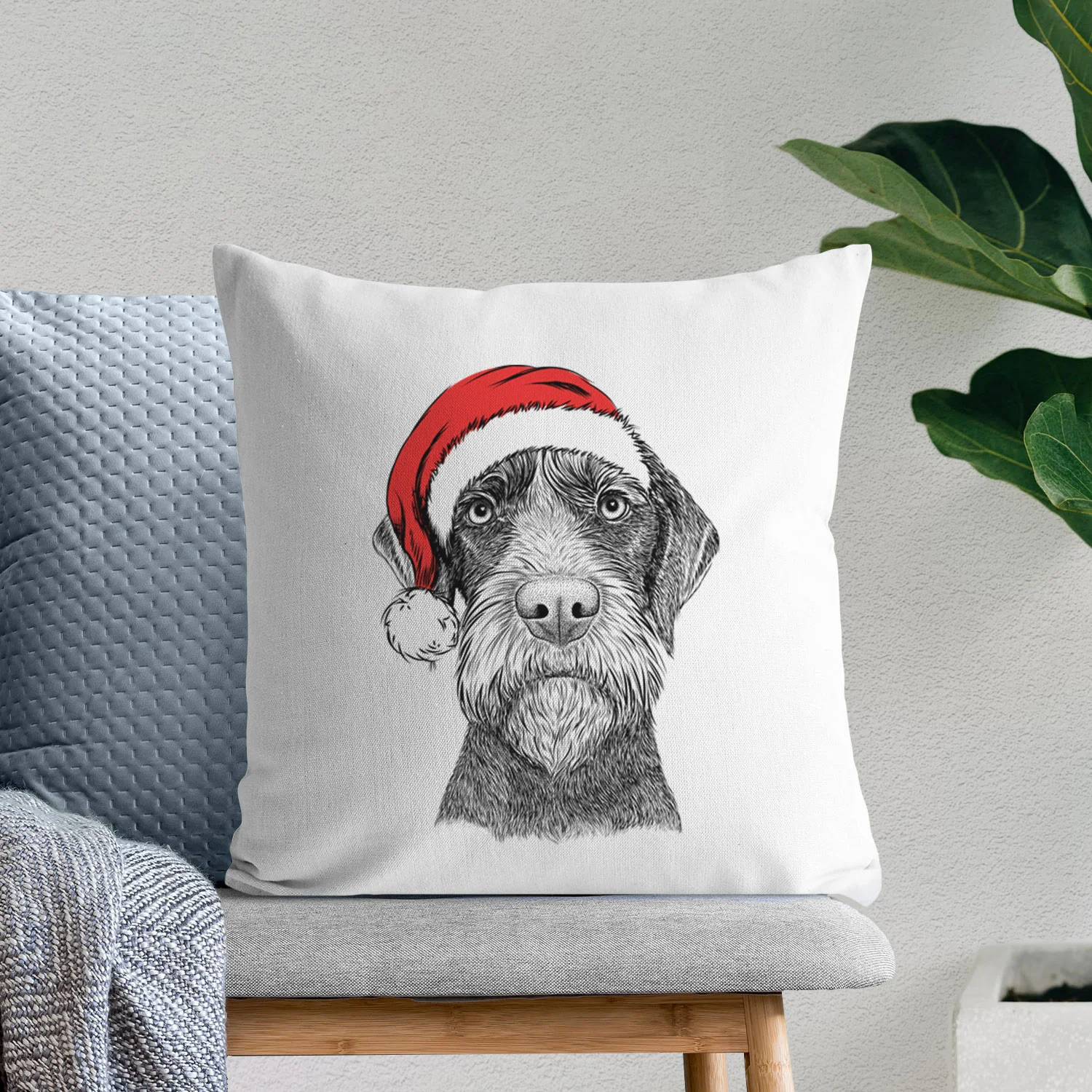 Oakley the Pudelpointer - Throw Pillow Cover - Image 10