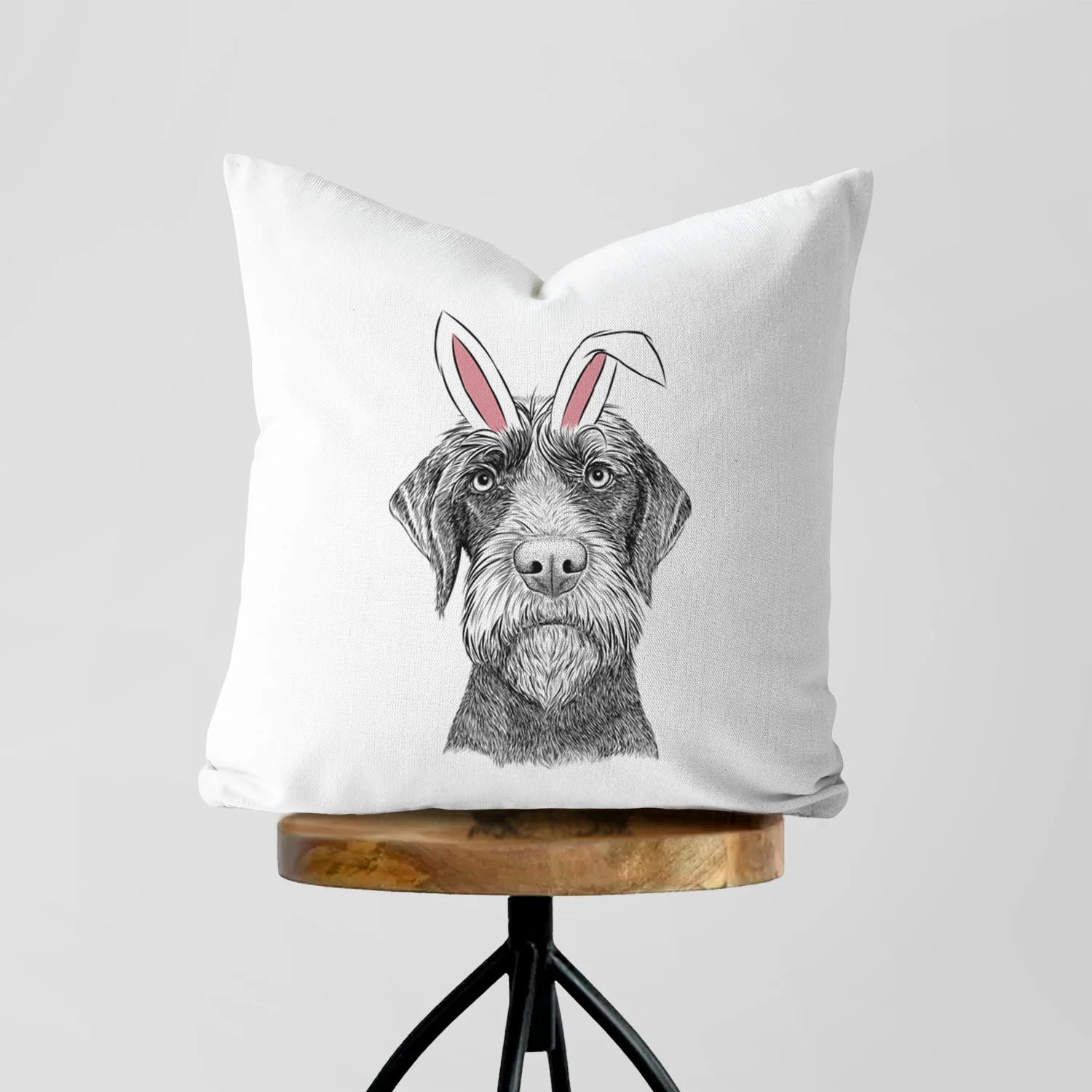 Oakley the Pudelpointer - Throw Pillow Cover - Image 5