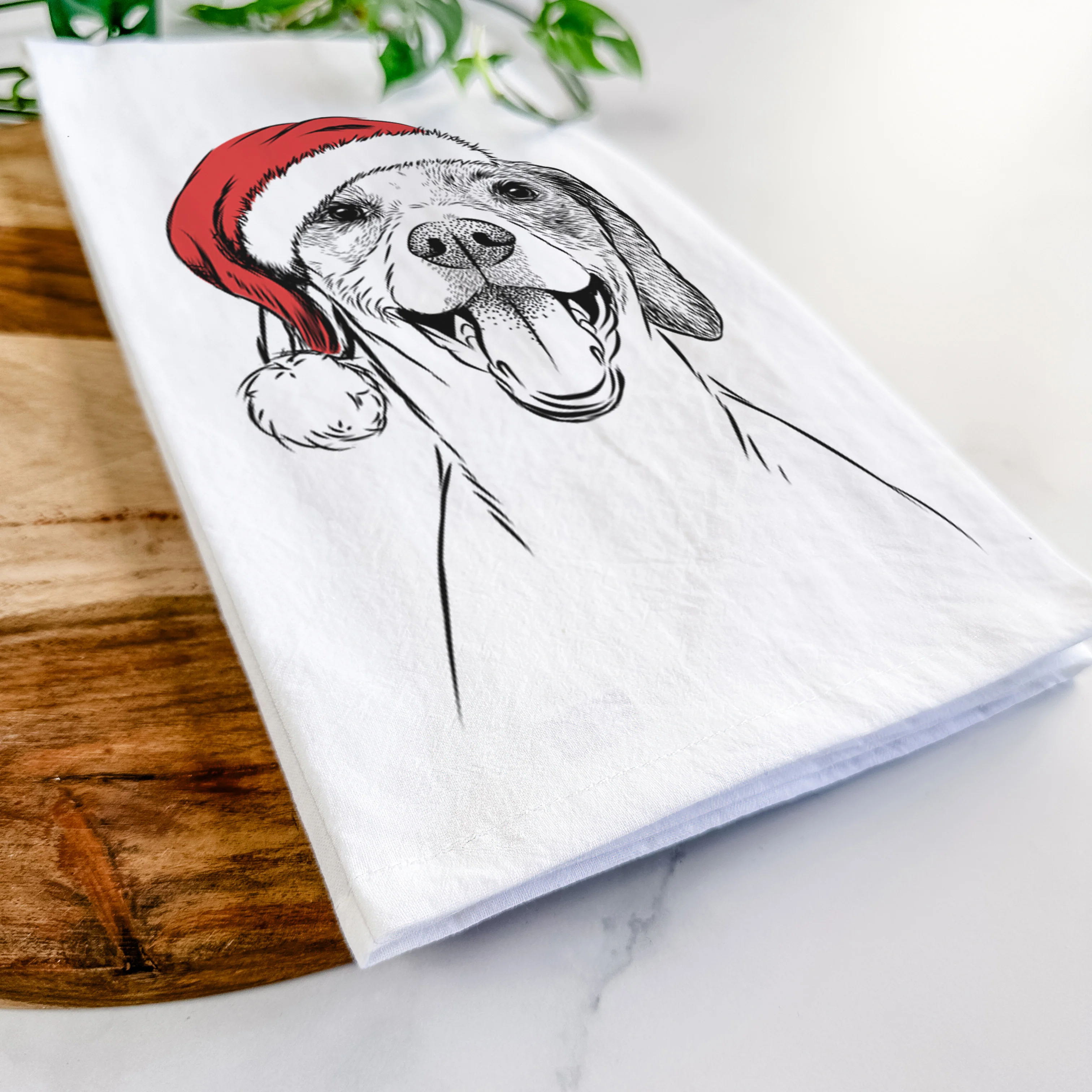 Obi the Beagle Mix Tea Towel - Image 9