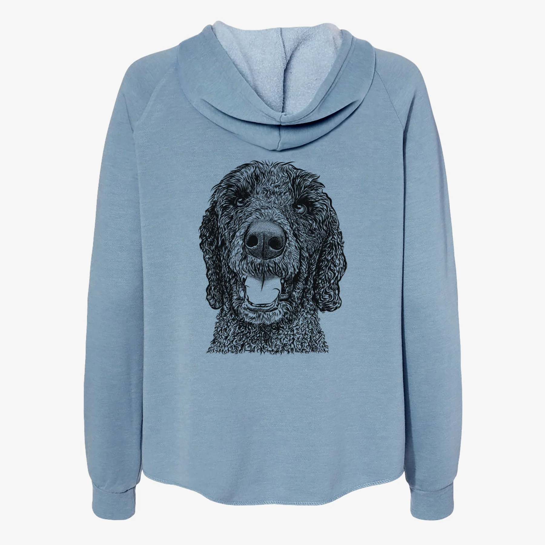 Obi James the Goldendoodle - Women's Cali Wave Zip-Up Sweatshirt - Image 6