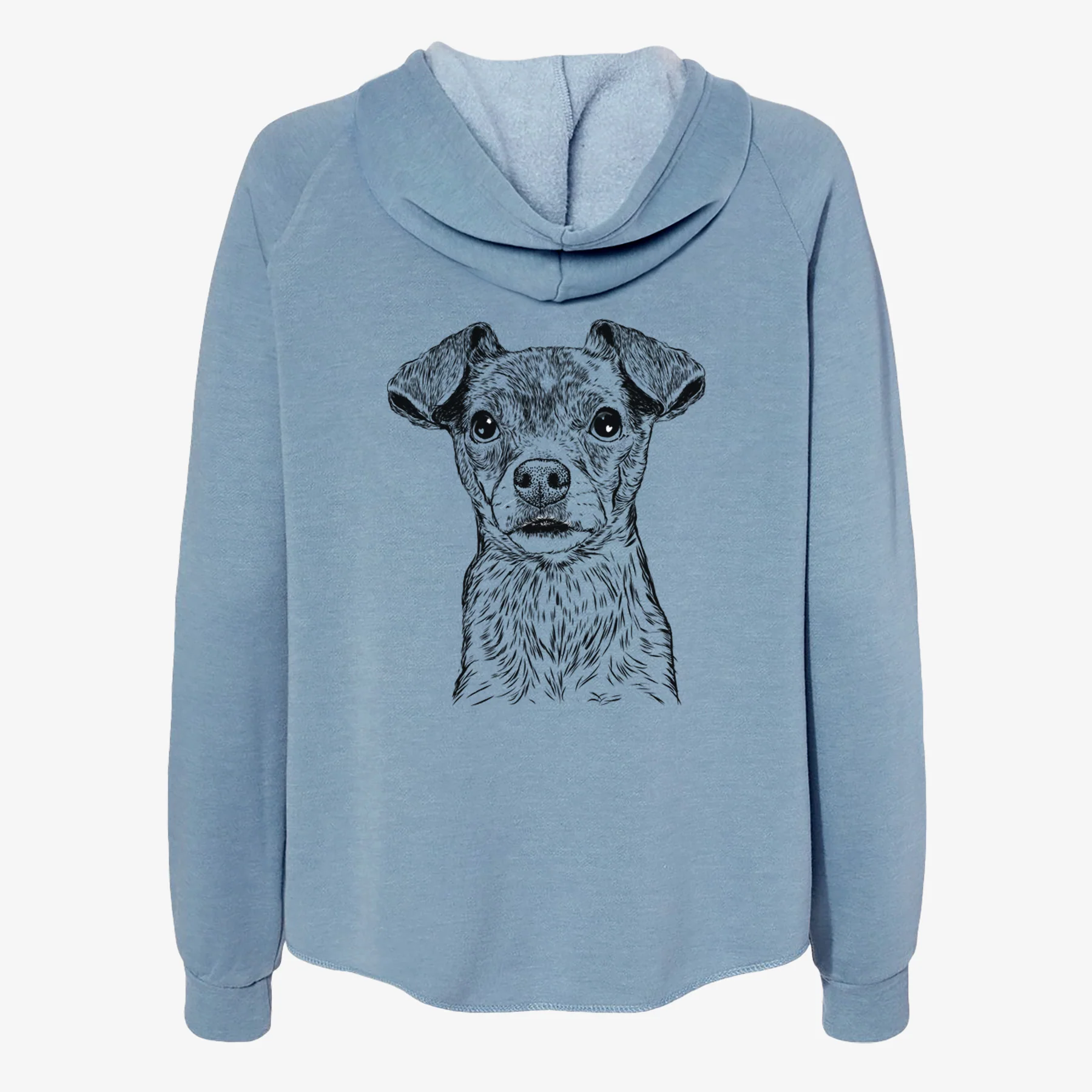 Olive the Mixed Breed - Women's Cali Wave Zip-Up Sweatshirt - Image 6