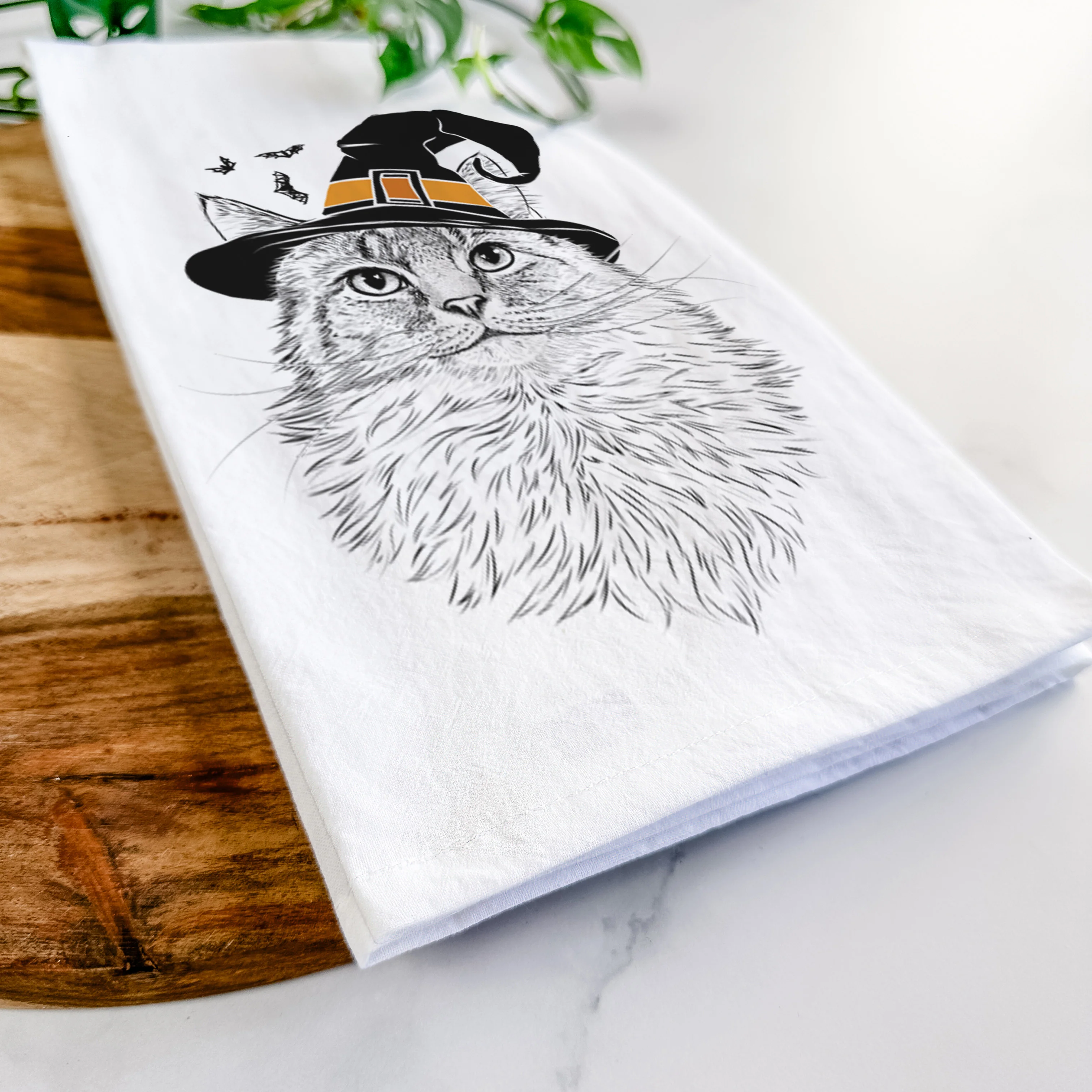 Olive the Cat Tea Towel - Image 8