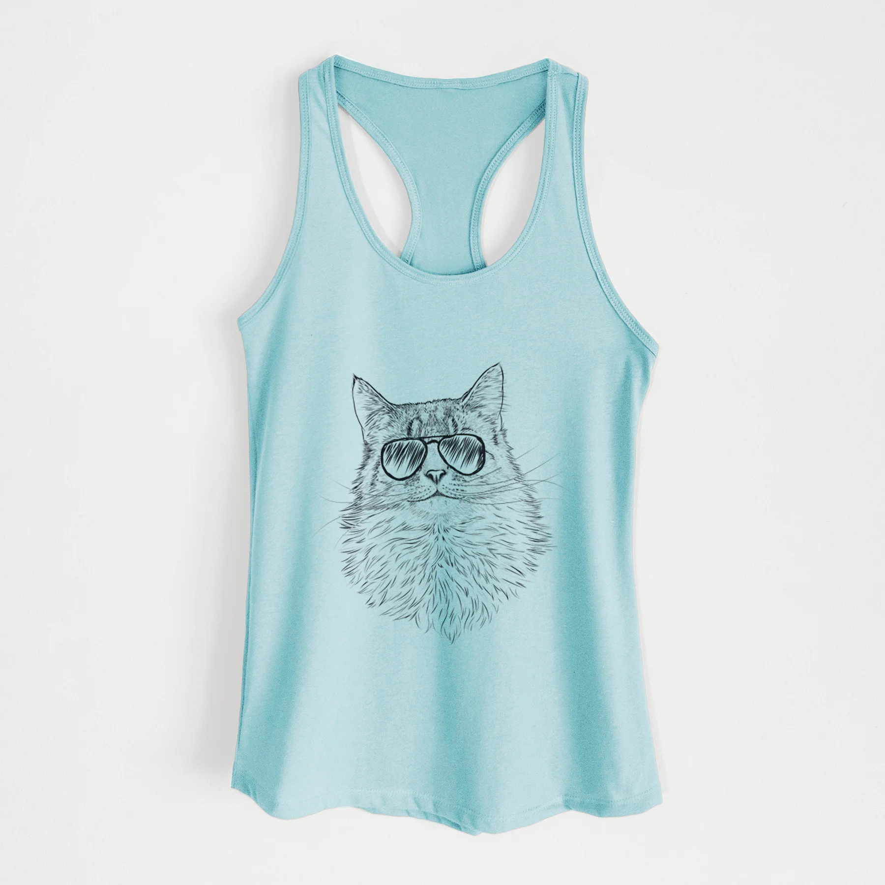 Olive the Cat - Women's Racerback Tanktop - Image 7