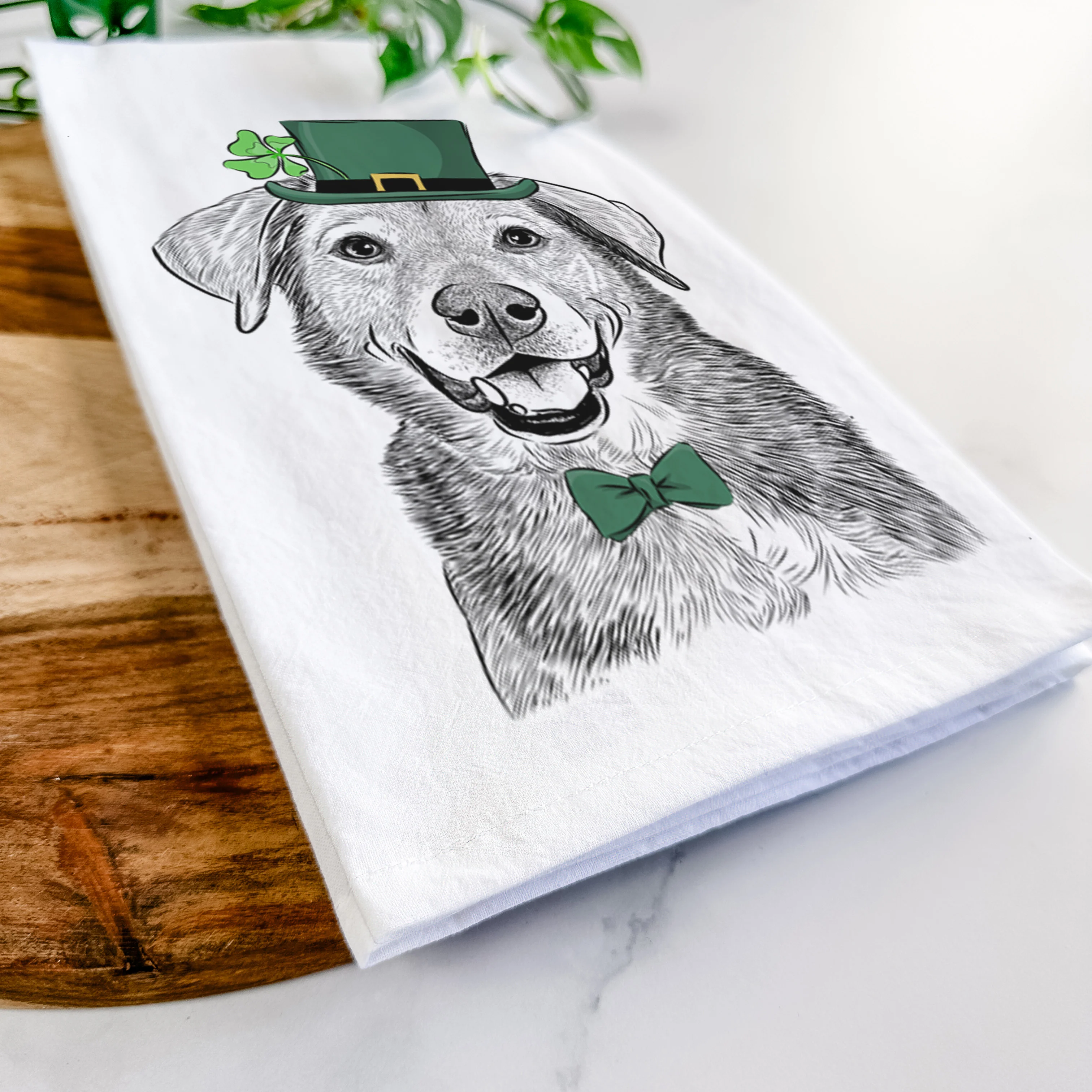 Oliver the Mixed Breed Tea Towel - Image 13