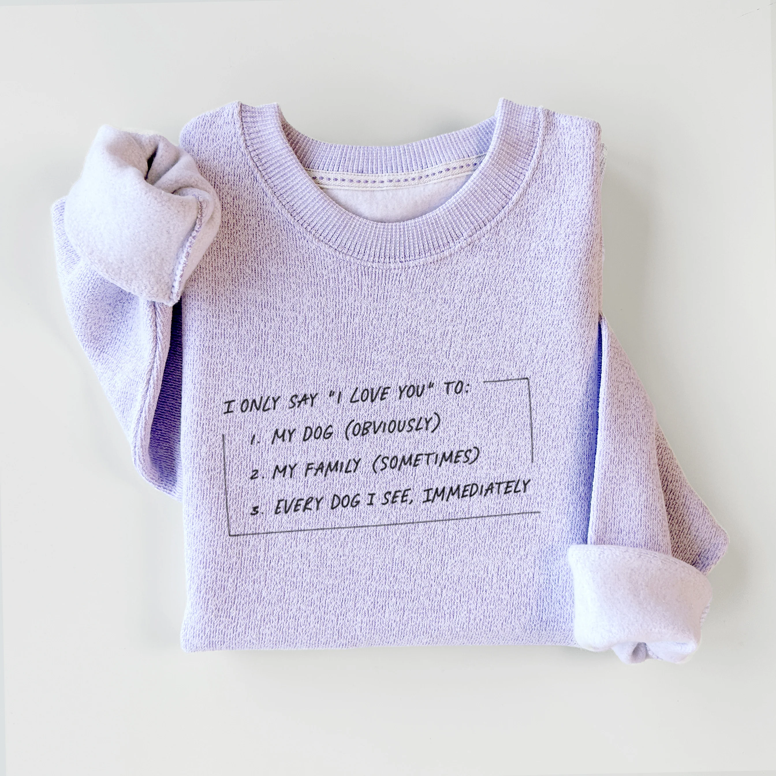 I Only Say I Love You To - Dog - Knit Sweatshirt - Image 7