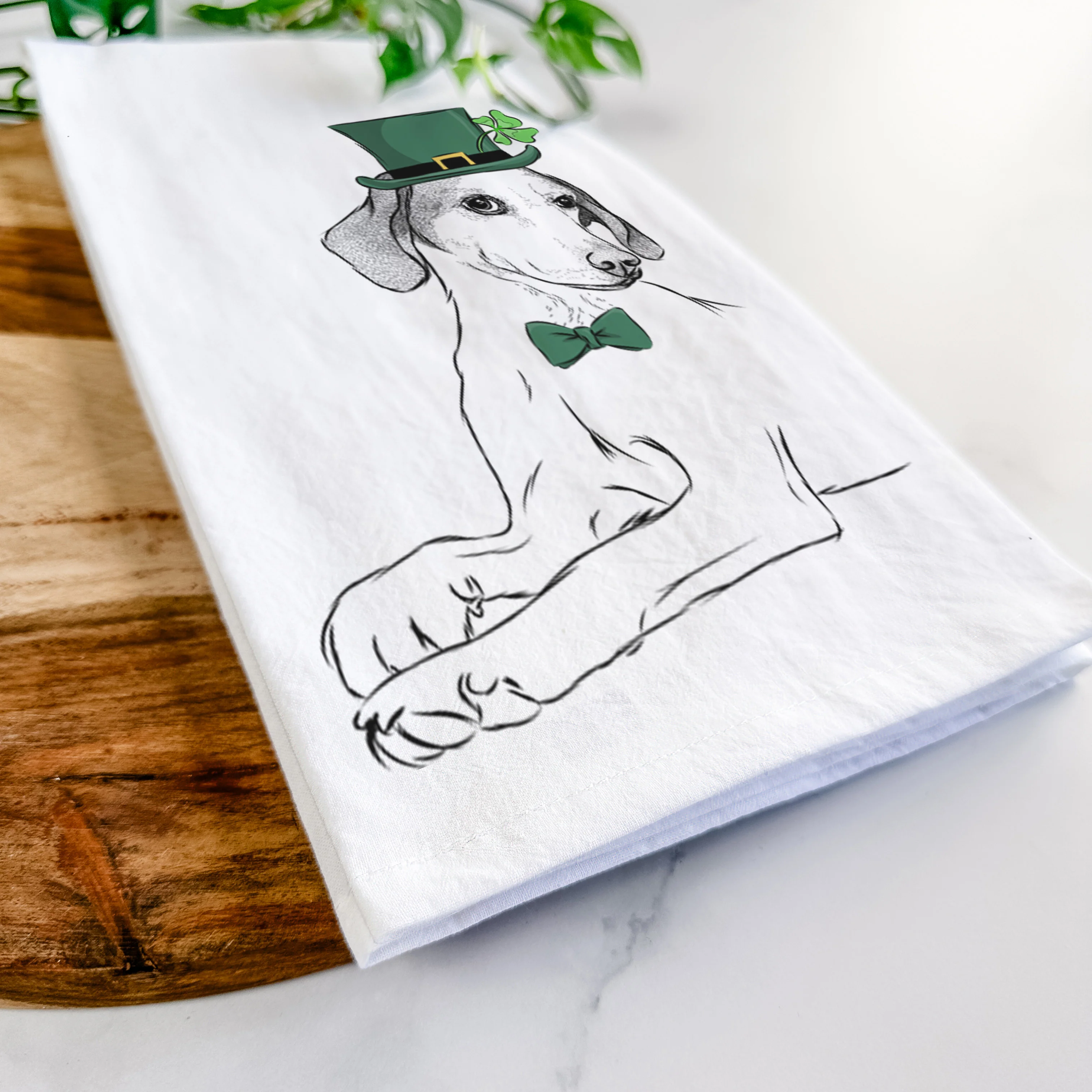 Opie the Foxhound Tea Towel - Image 13