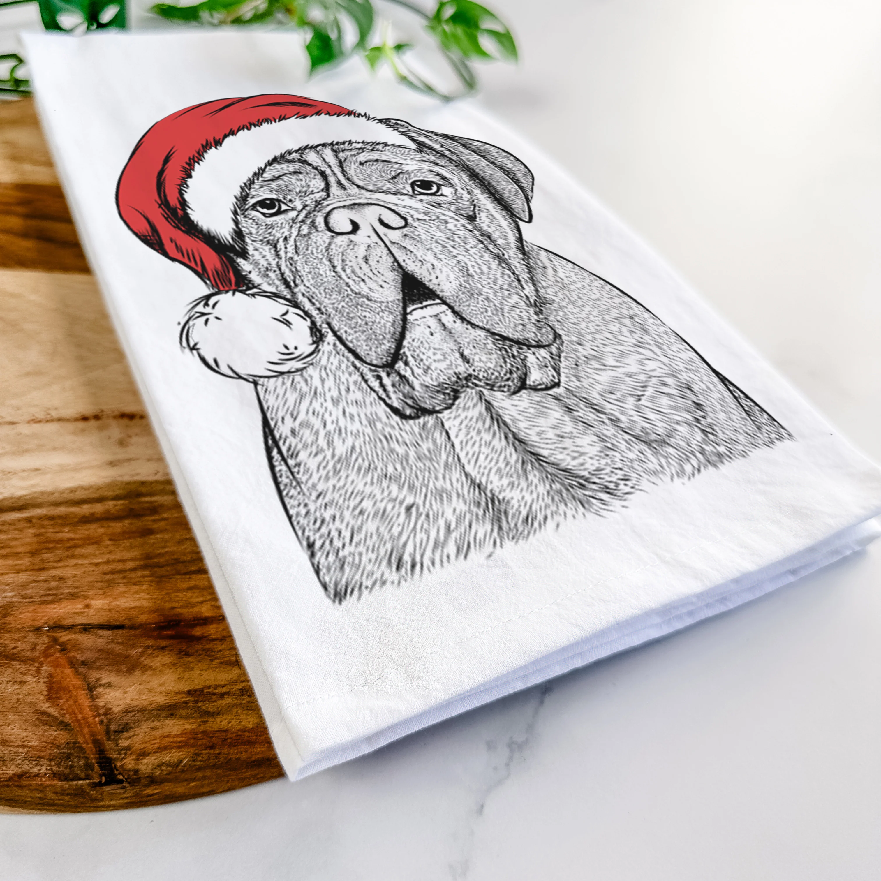Optimus the Dogue de Bordeaux Tea Towel - Image 9