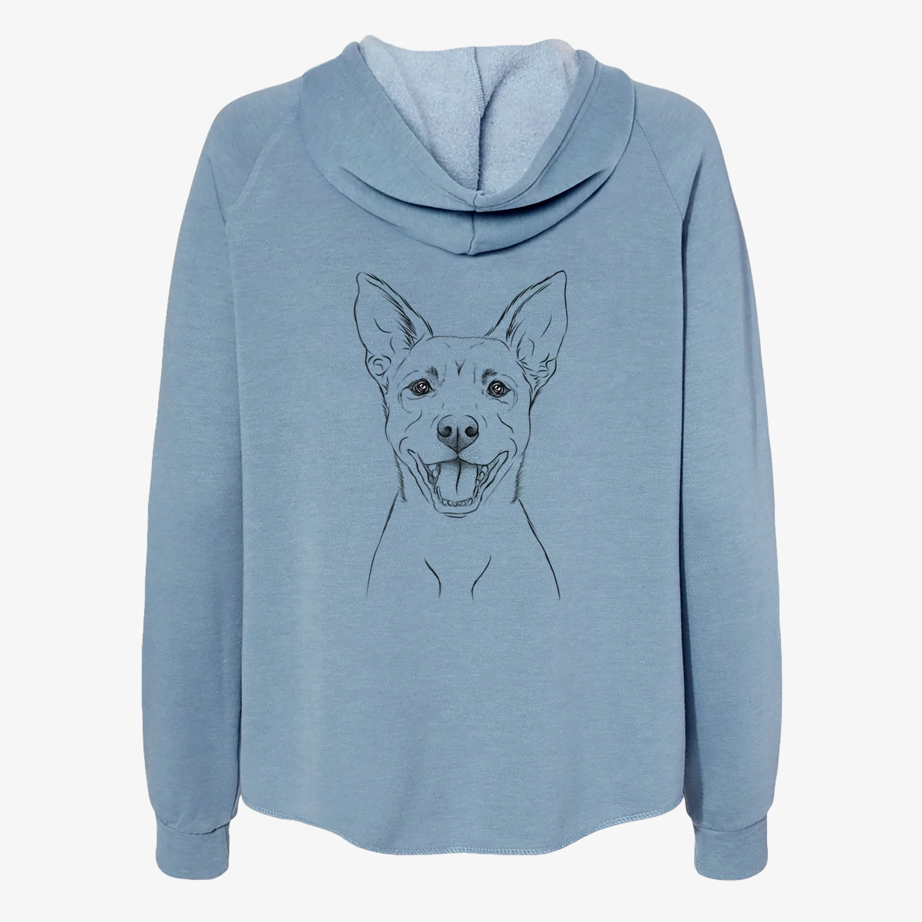 Orange the Carolina Dog - Women's Cali Wave Zip-Up Sweatshirt - Image 6