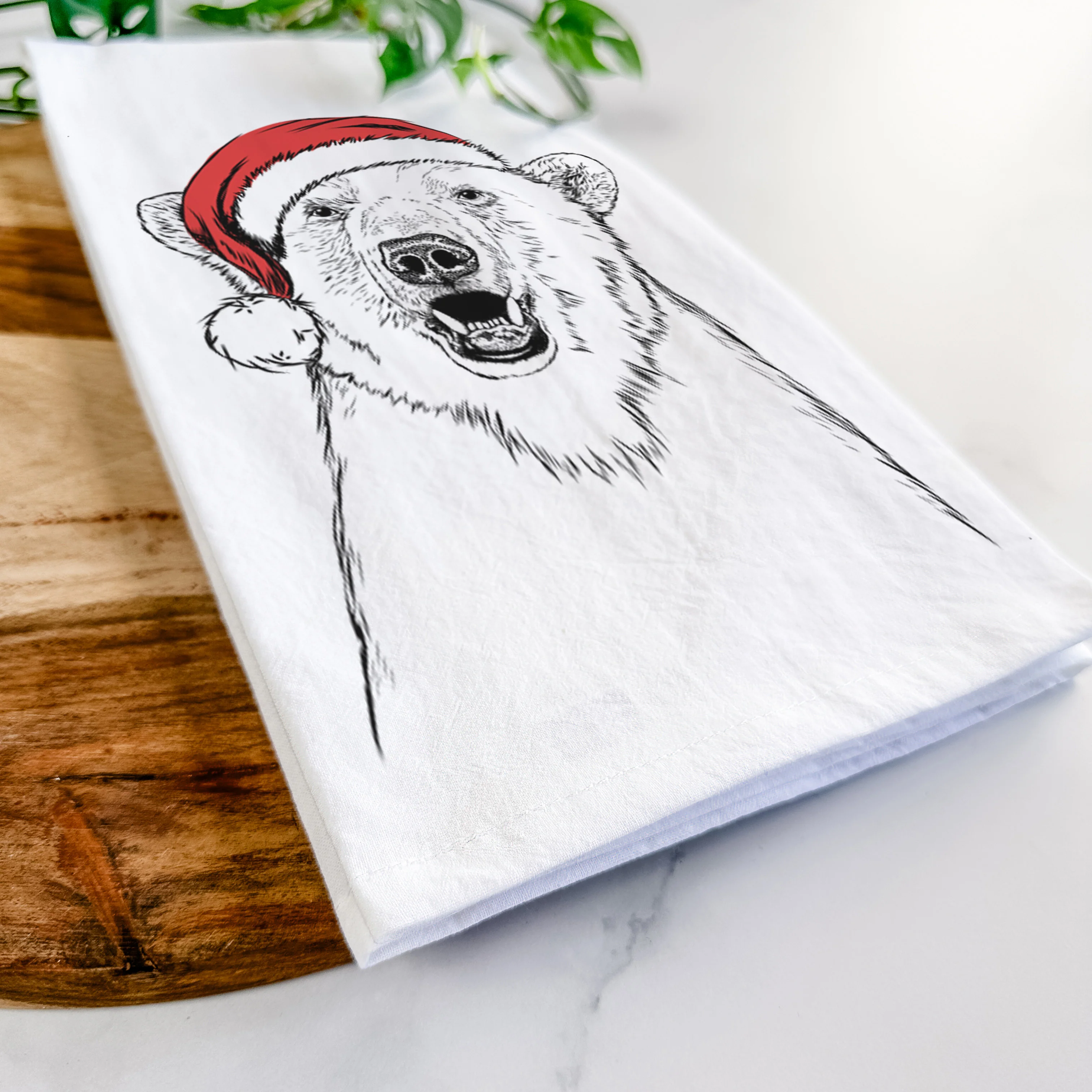 Oslo the Polar Bear Tea Towel - Image 9