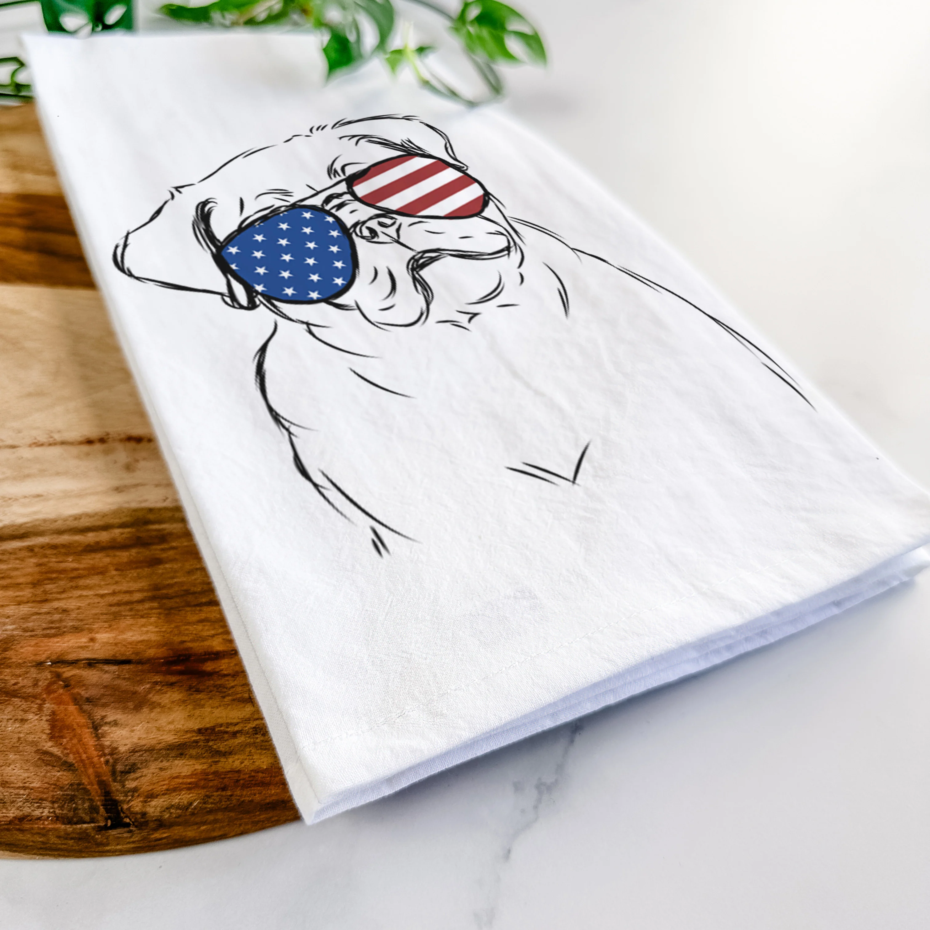 Otis the Pug Tea Towel - Image 12