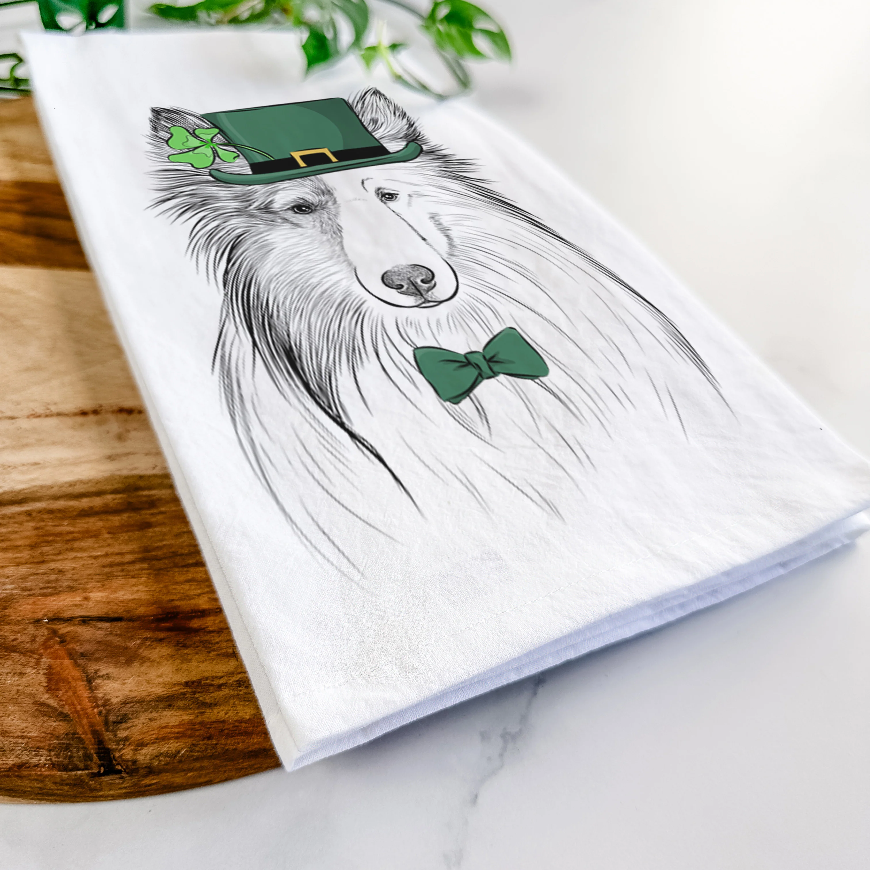Palin the Shetland Sheepdog Tea Towel - Image 13