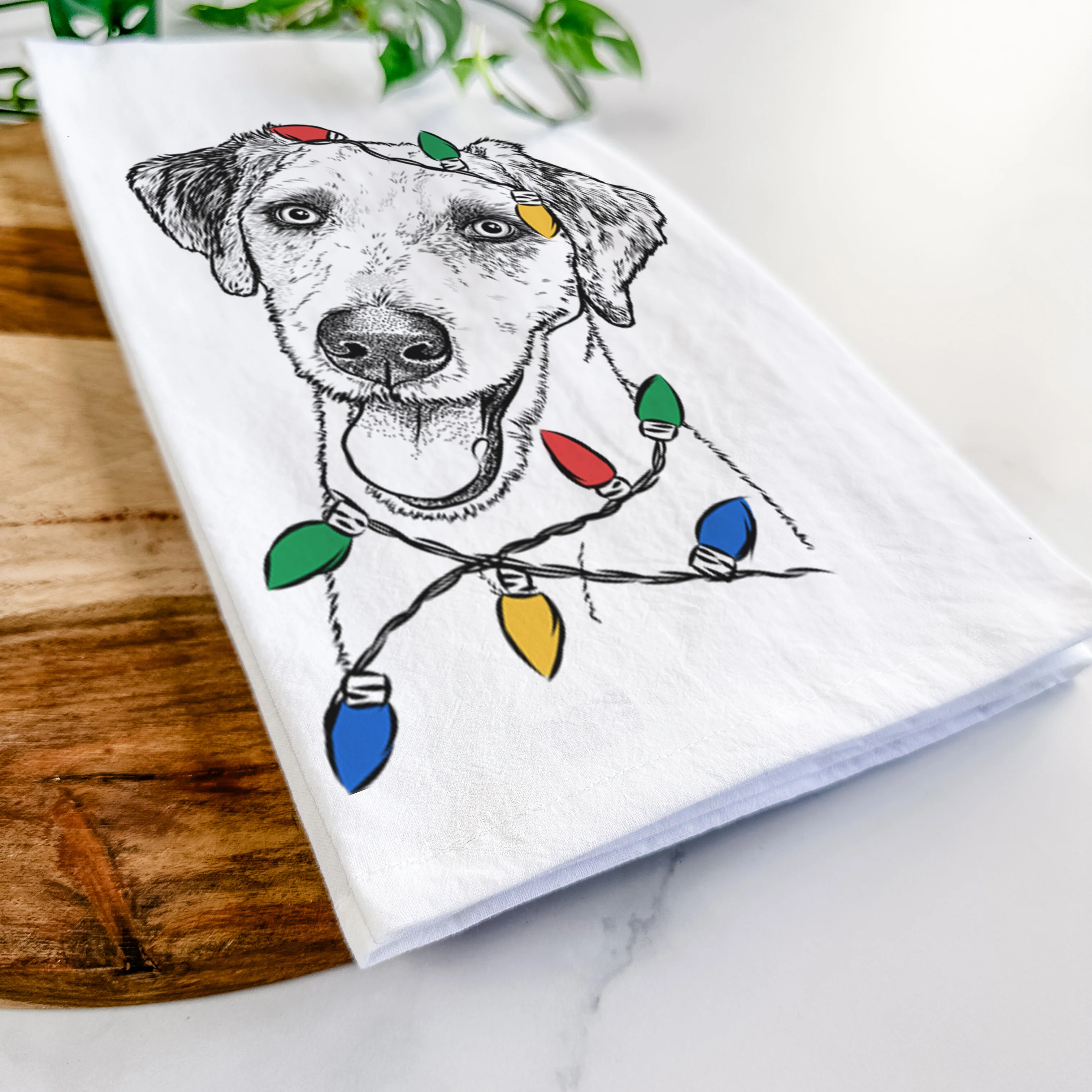Palm Palm the Aussiedoodle Tea Towel - Image 10