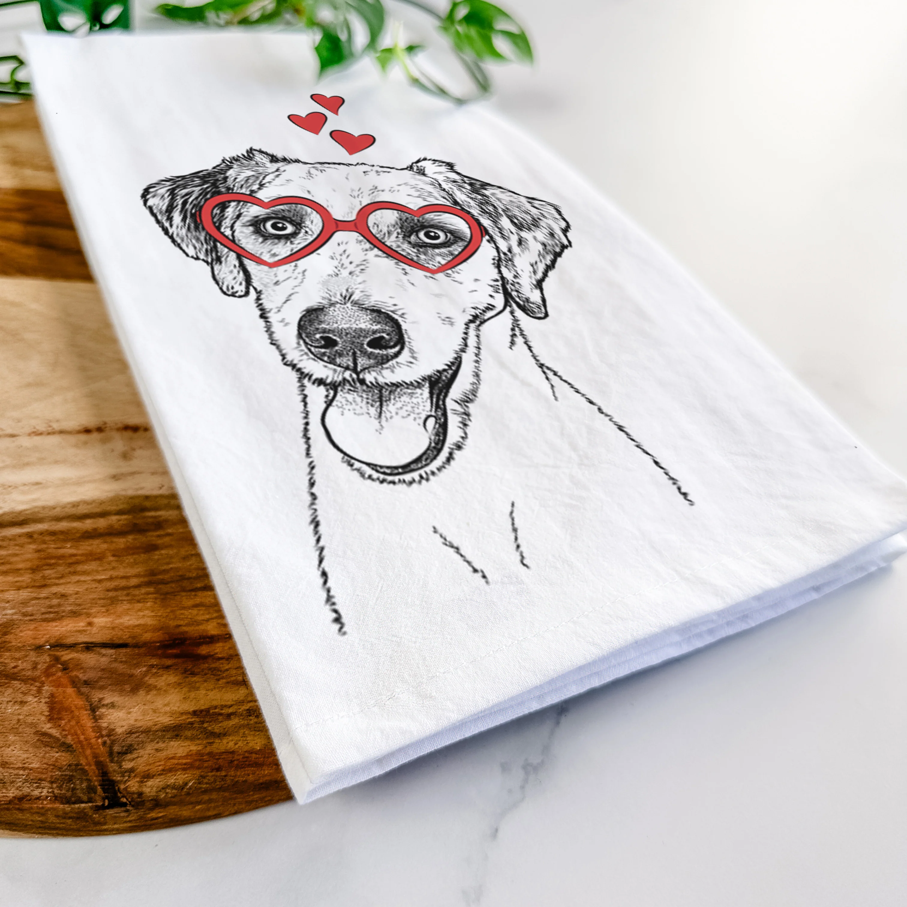 Palm Palm the Aussiedoodle Tea Towel - Image 7