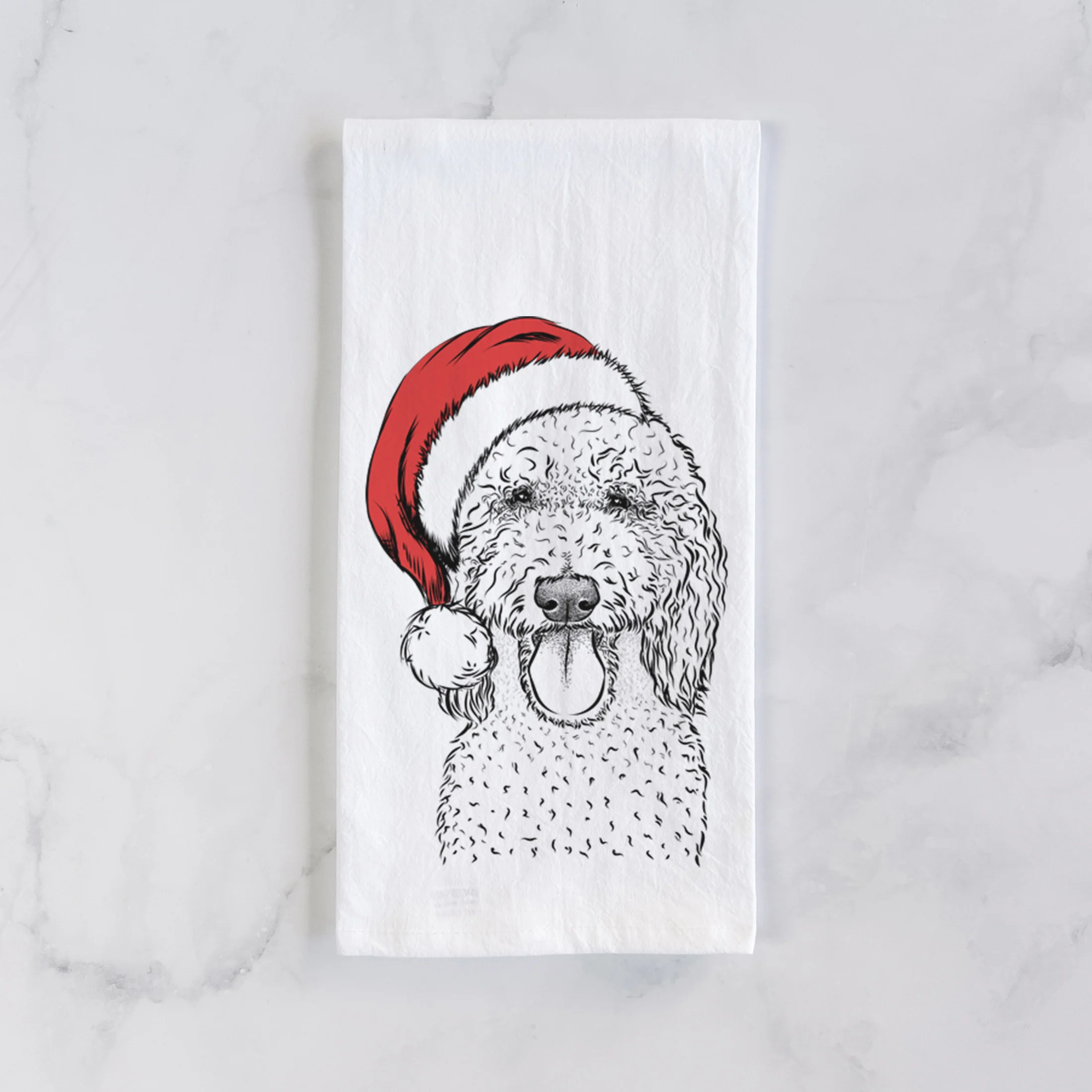 Pavlov the Goldendoodle Tea Towel - Image 2