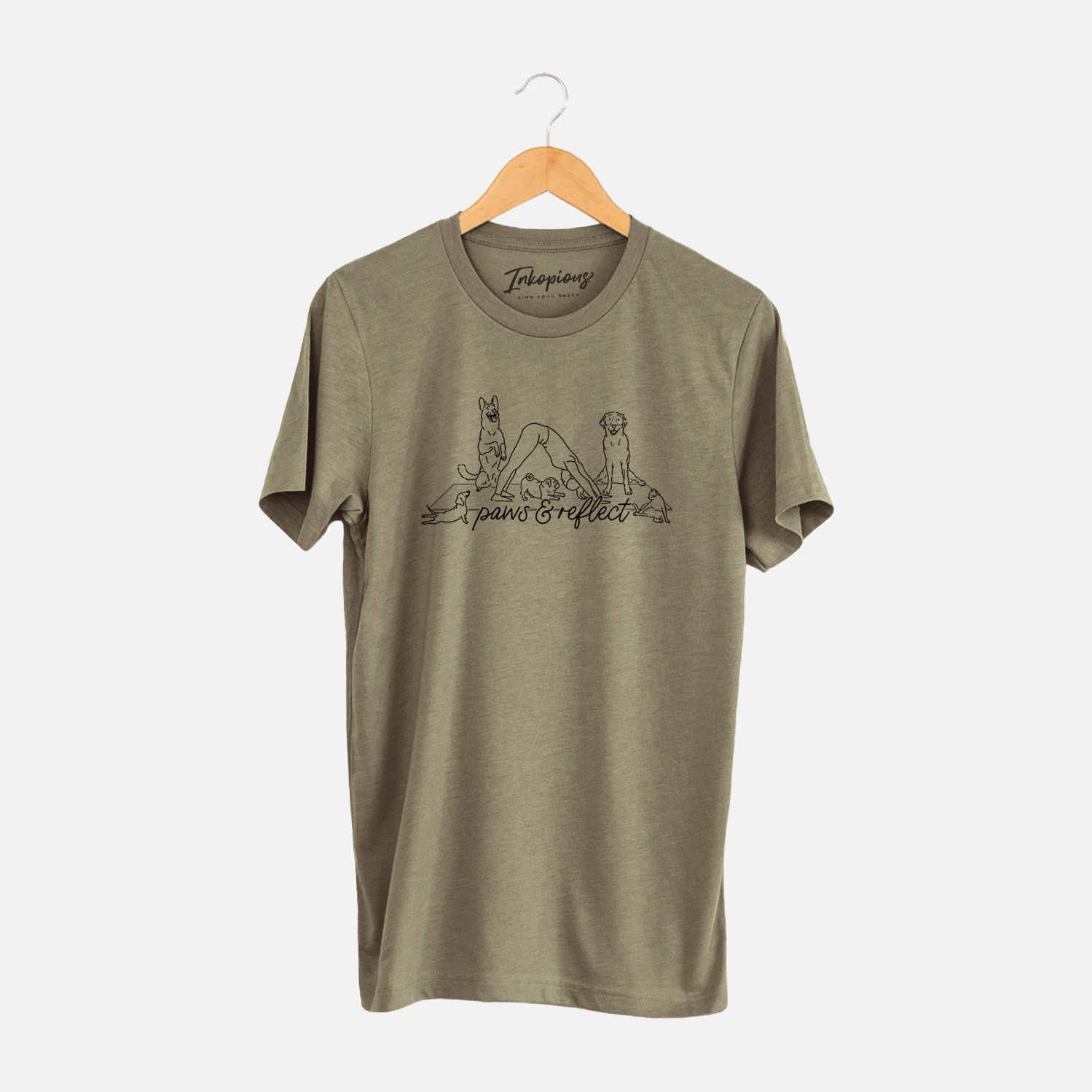 Paws and Reflect - Yoga with Dogs - Unisex Crewneck - Image 6