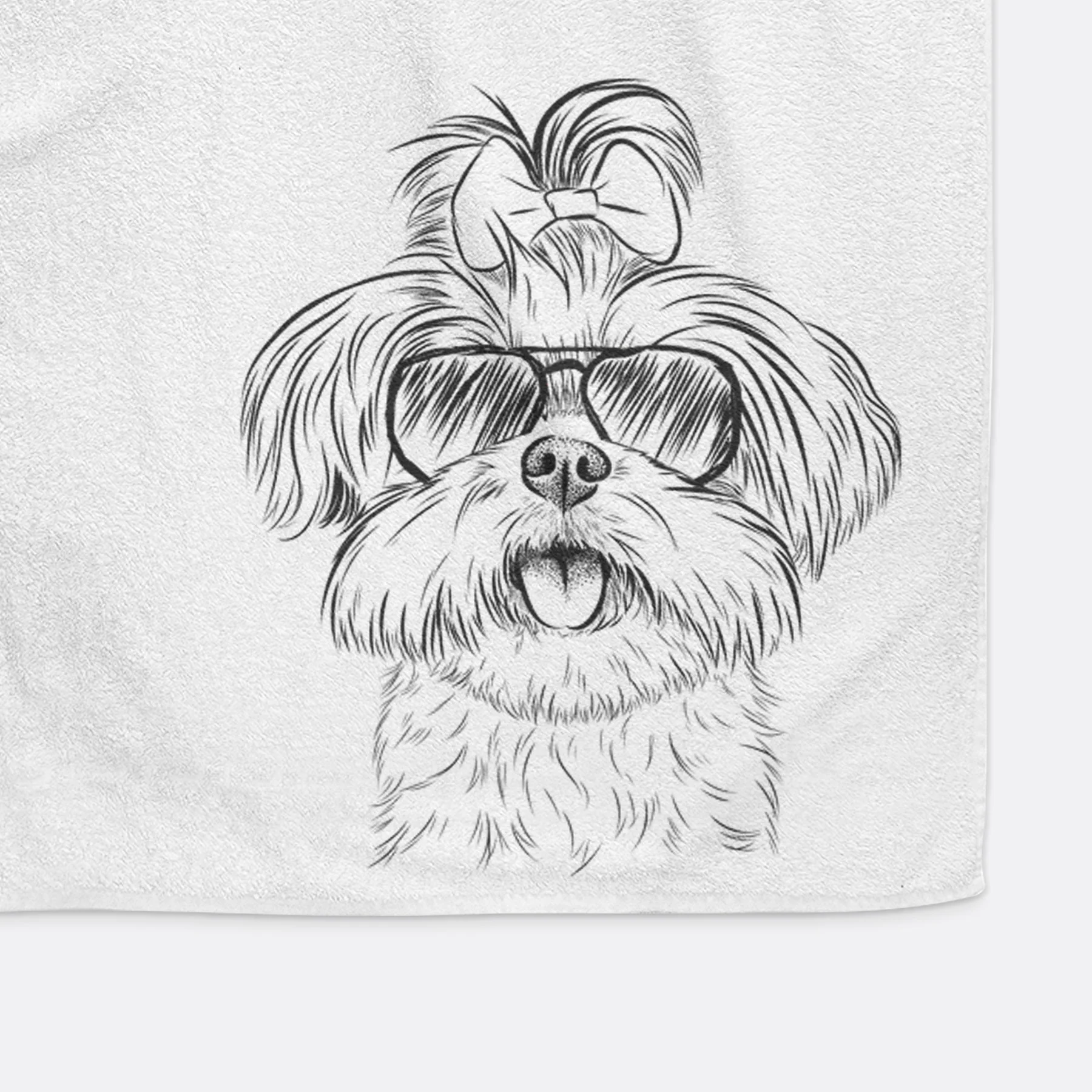Pebbles the Shorkie Premium Hand Towel - Image 8