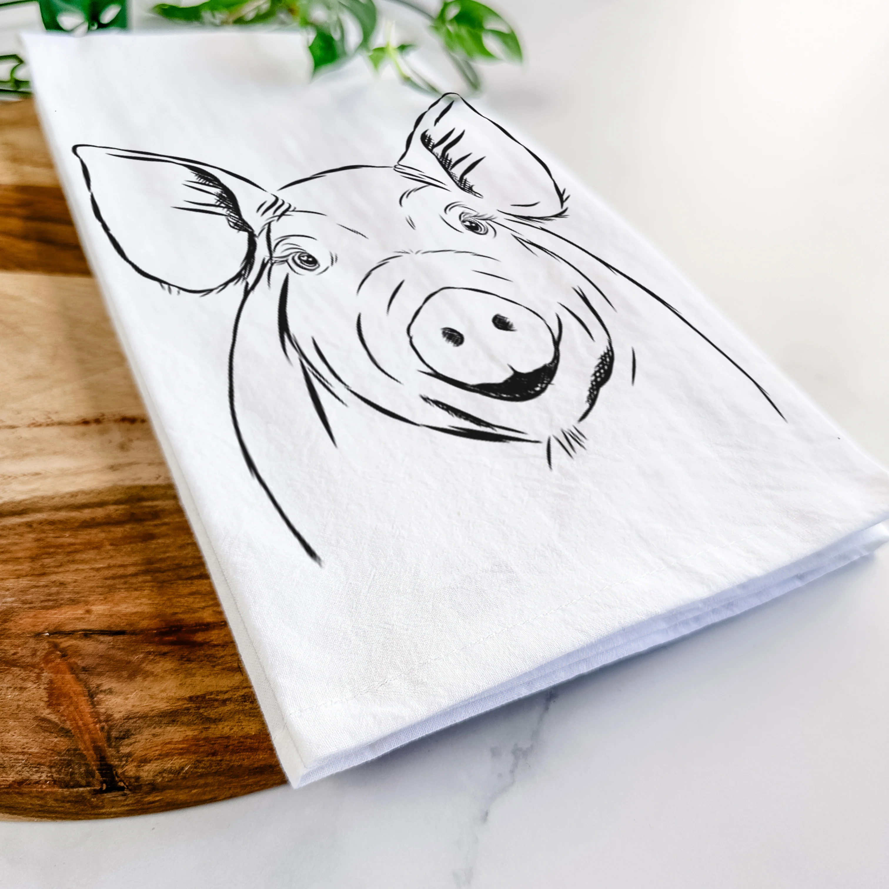 Perry the Pig Tea Towel - Image 5