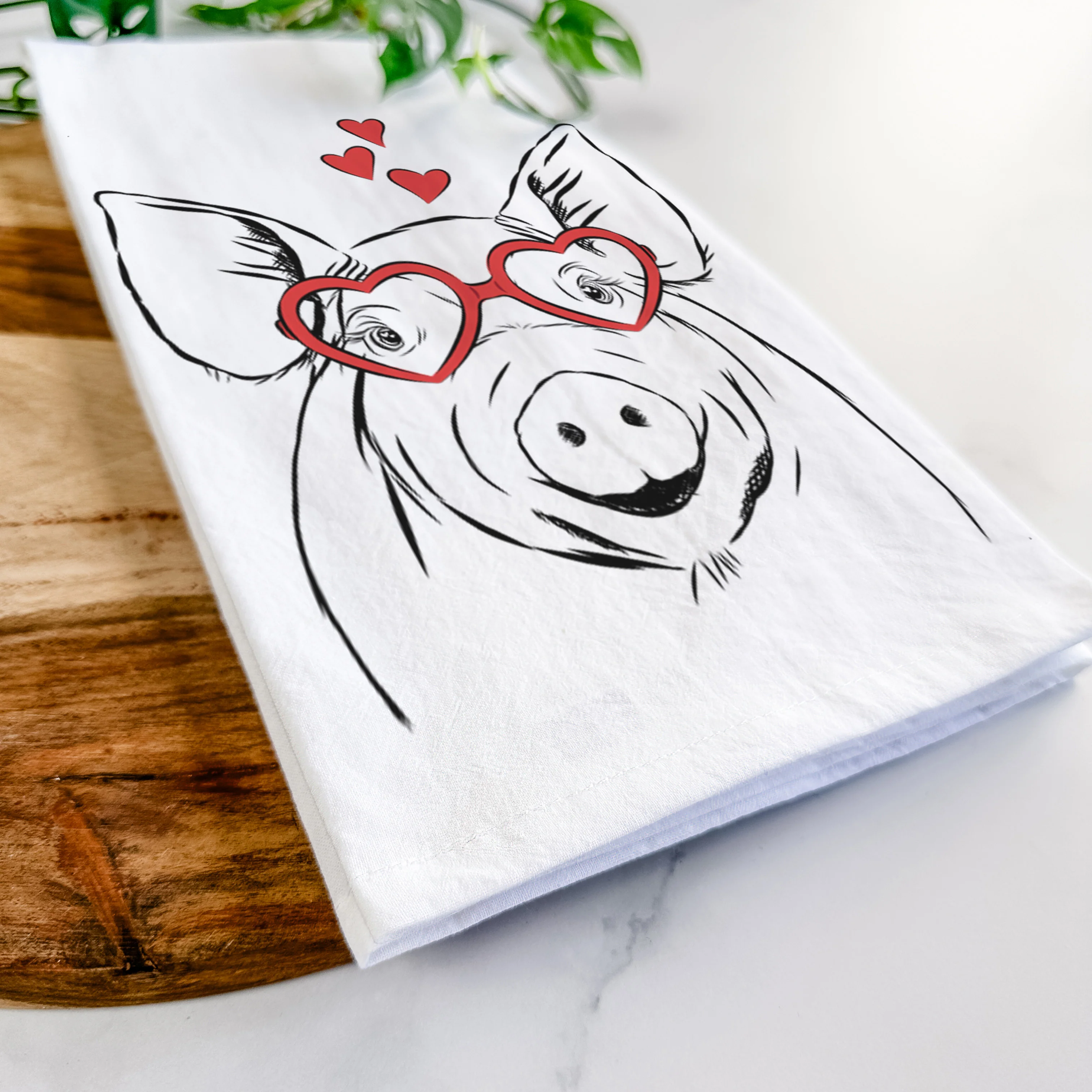 Perry the Pig Tea Towel - Image 7