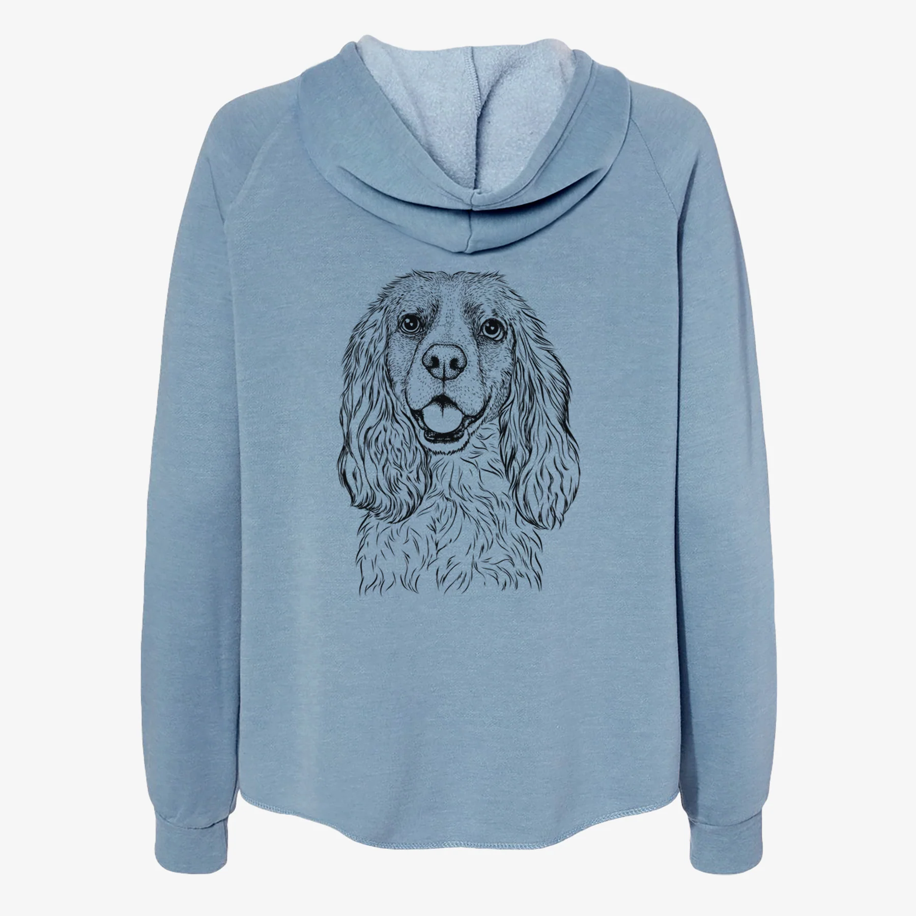 Perry the Cockalier - Women's Cali Wave Zip-Up Sweatshirt - Image 6