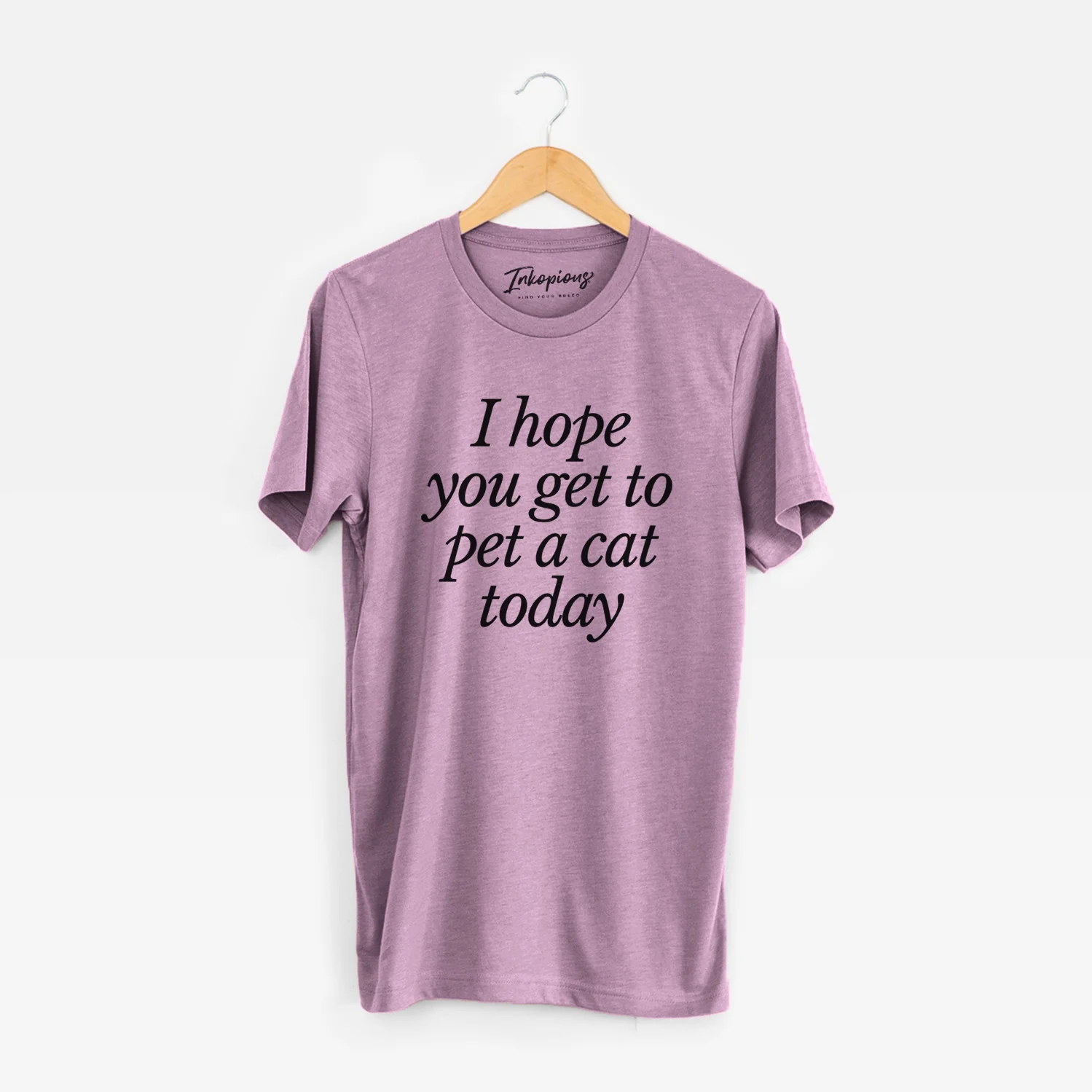 I hope you get to pet a cat today - Unisex Crewneck - Image 4