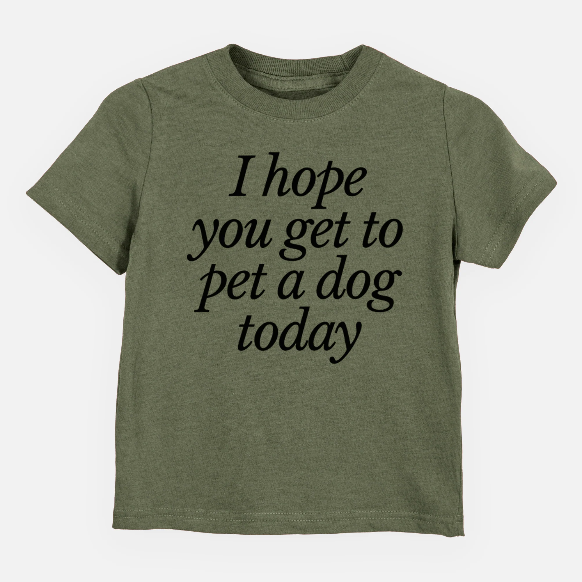 I hope you get to pet a dog today - Kids/Youth/Toddler Shirt - Image 4