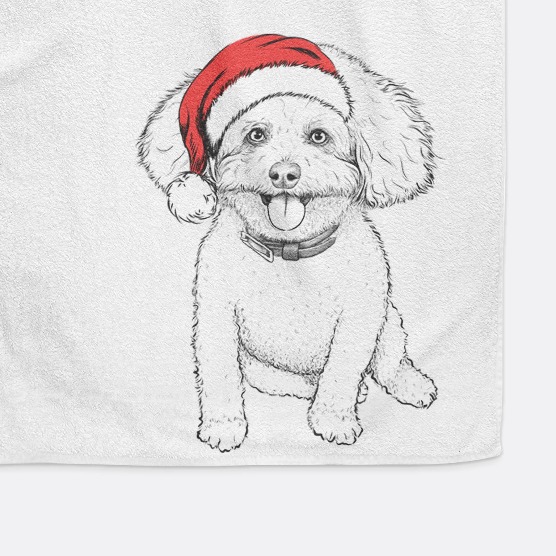 Peyton the Bichon Frise Premium Hand Towel - Image 10