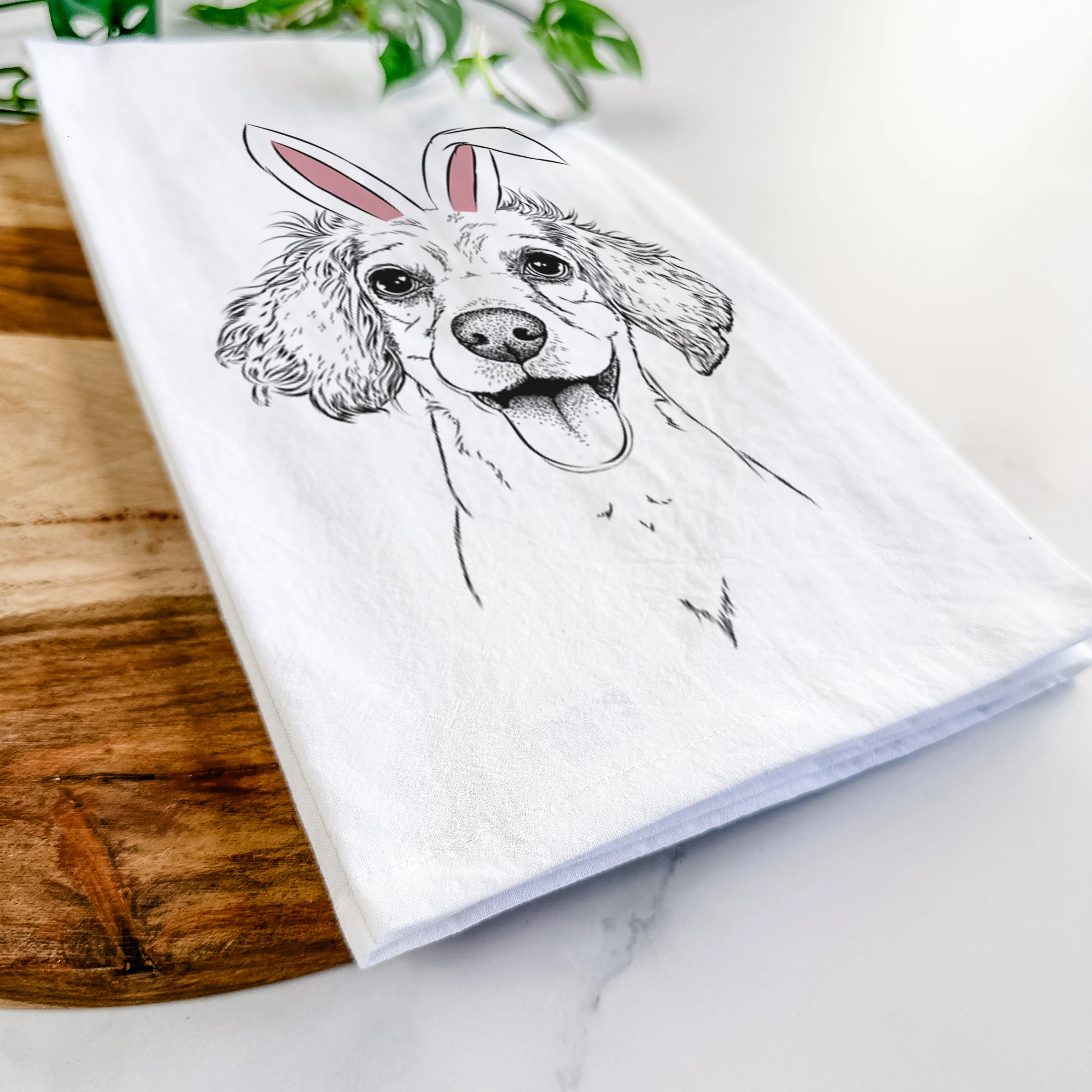 Piglet the Dachshund Mix Tea Towel - Image 14
