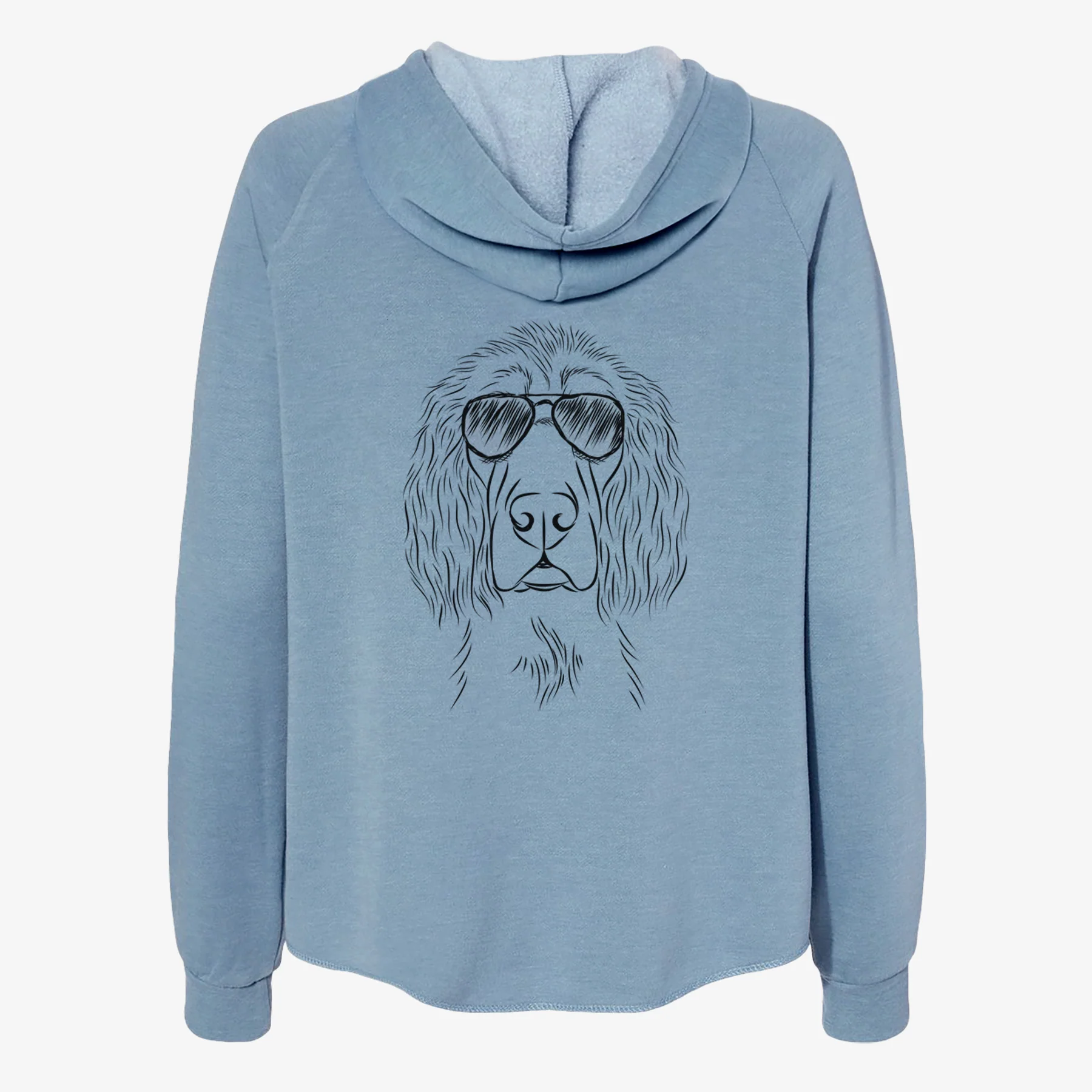 Piper the Irish Setter - Women's Cali Wave Zip-Up Sweatshirt - Image 9