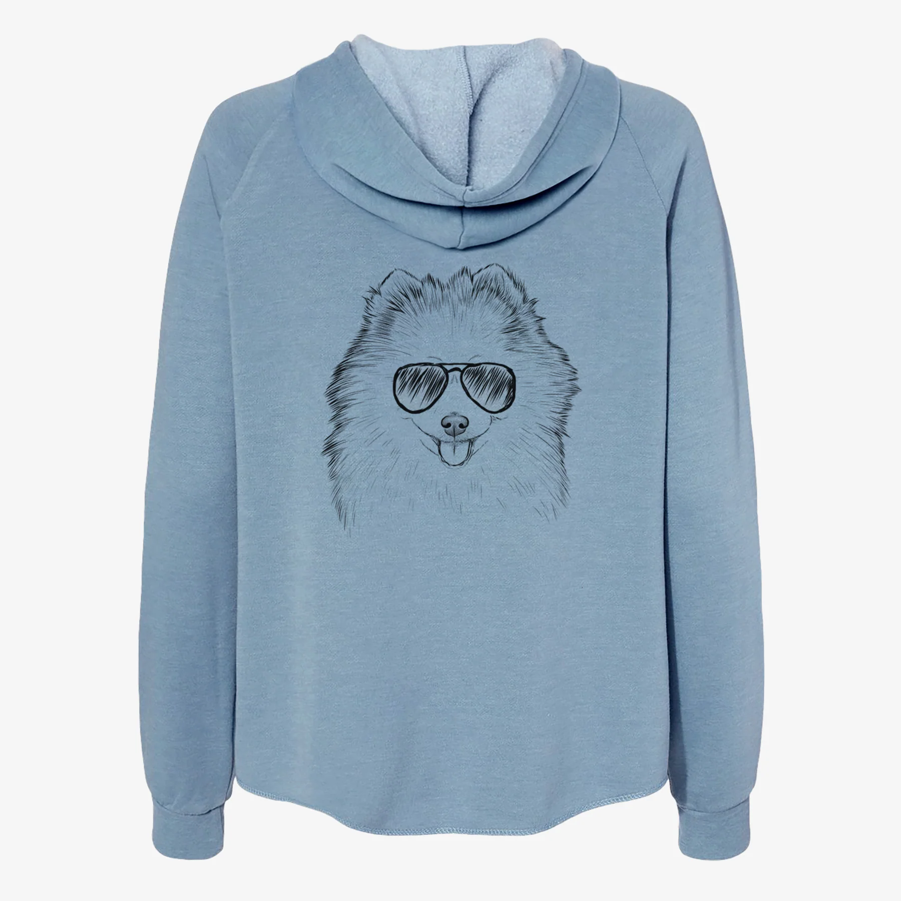 Piper Jo the Pomeranian - Women's Cali Wave Zip-Up Sweatshirt - Image 9