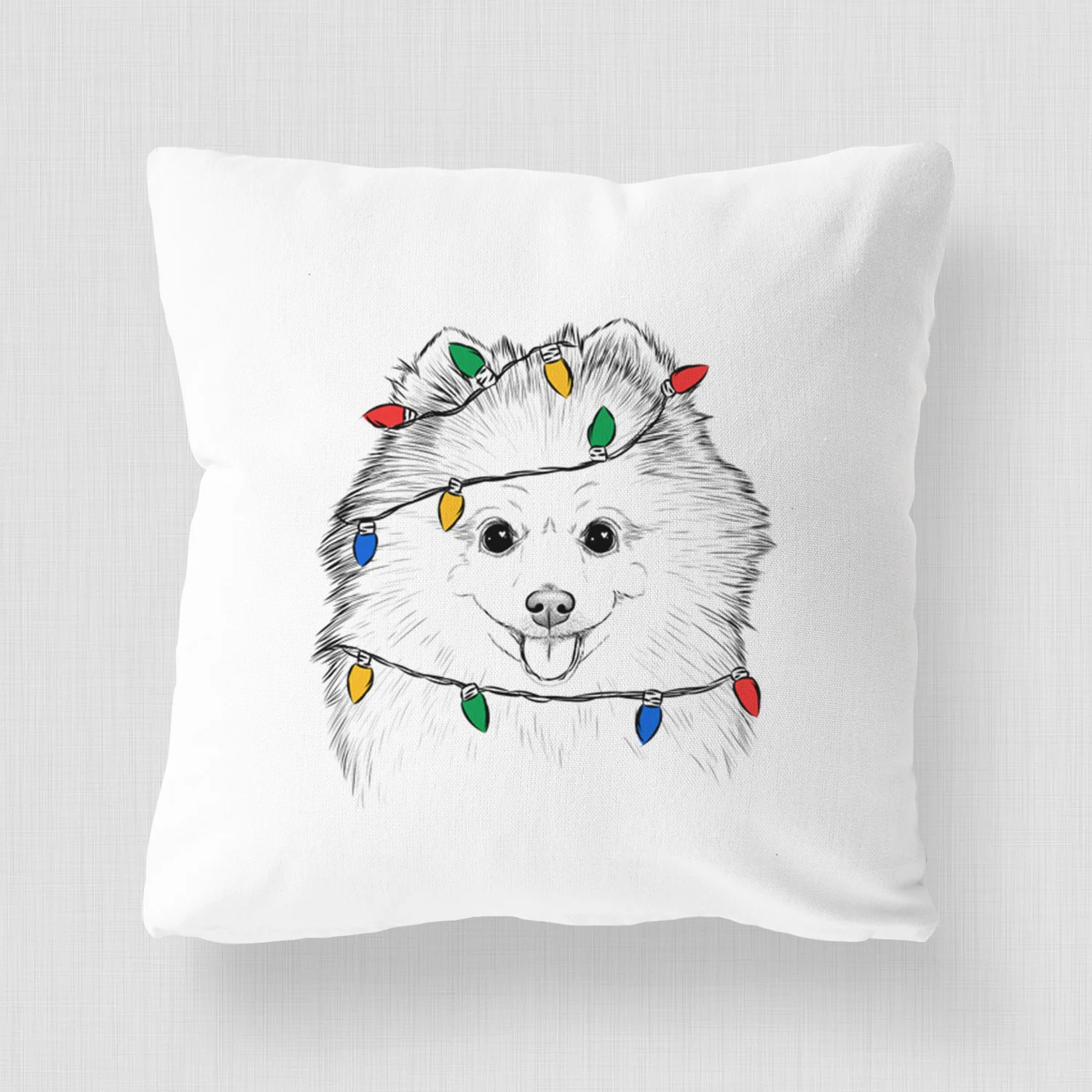 Piper Jo the Pomeranian - Throw Pillow Cover - Image 4