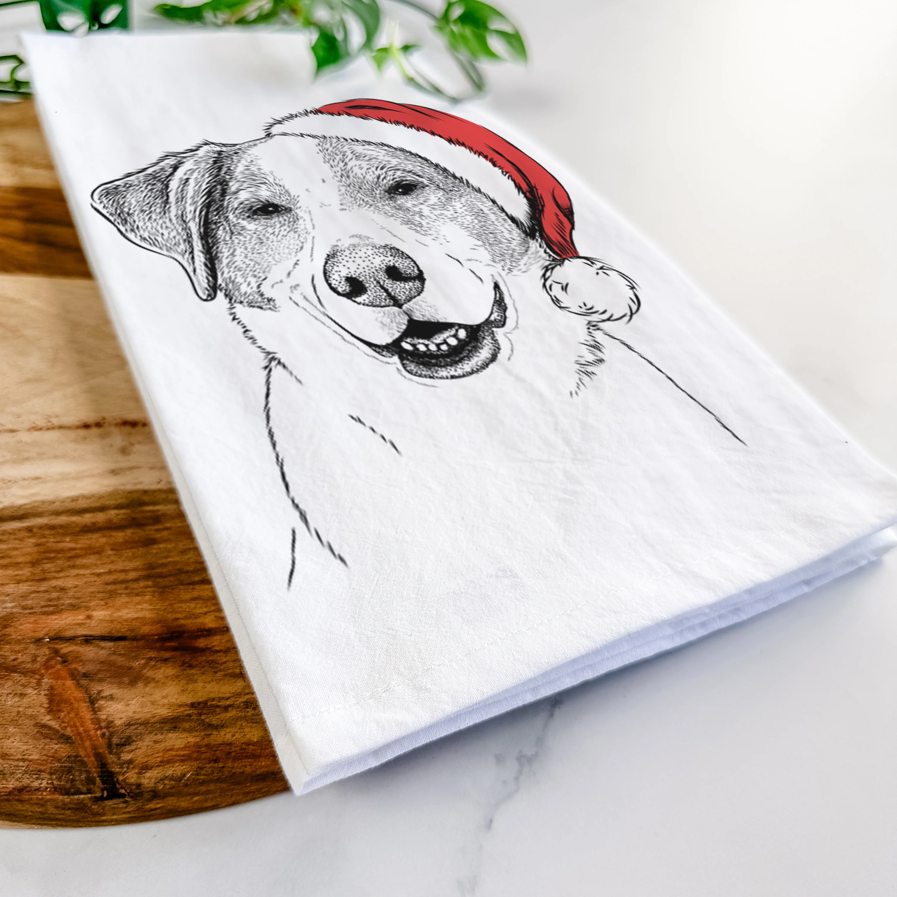 Piper Pilot the Hound Mix Tea Towel - Image 9