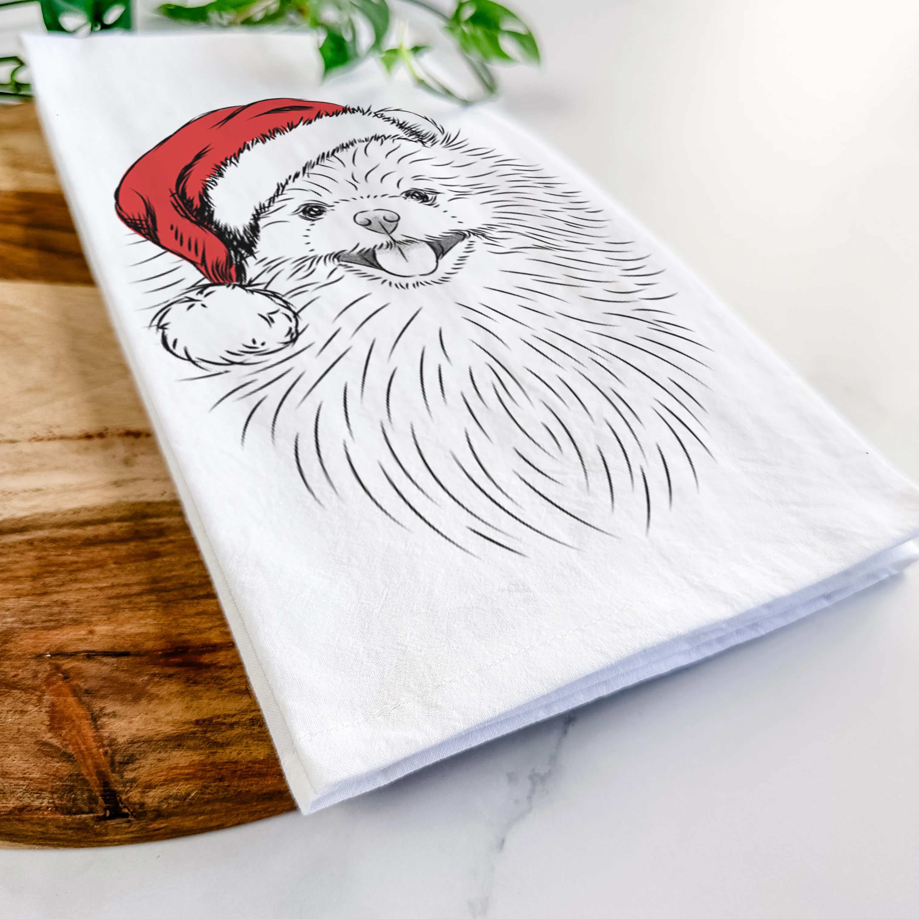 Pirro the Pomeranian Tea Towel - Image 9