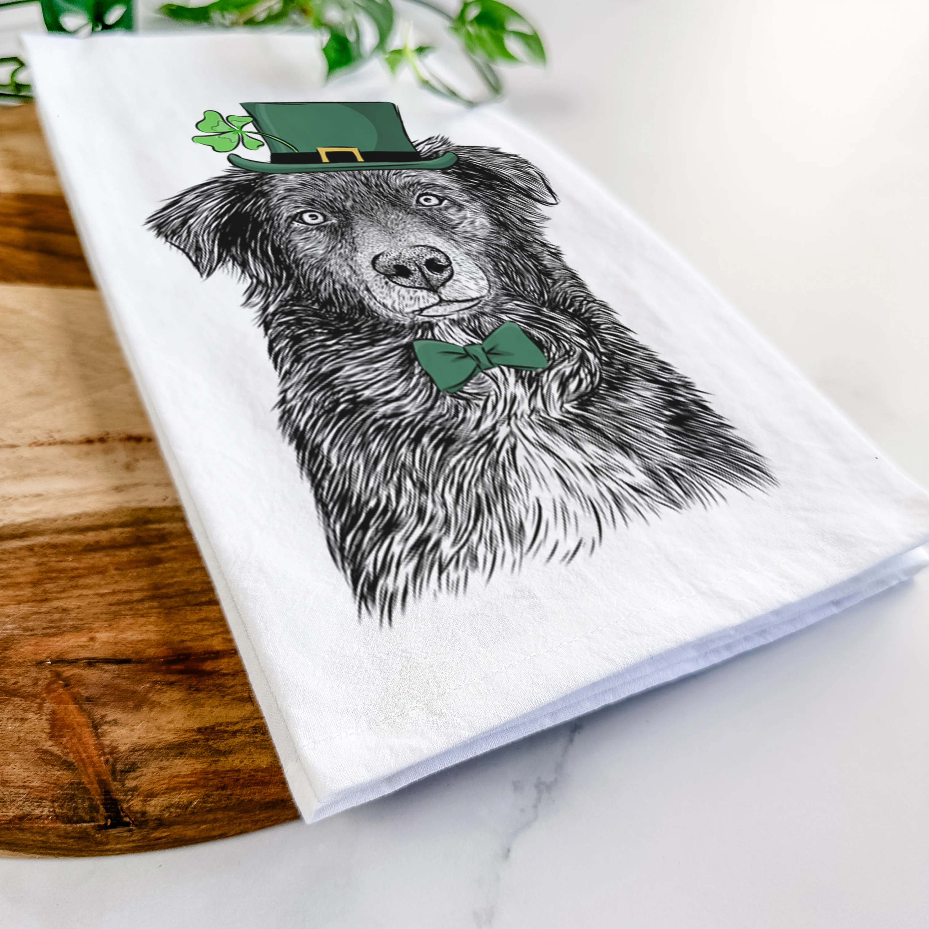 Pixel the Australian Shepherd Tea Towel - Image 13