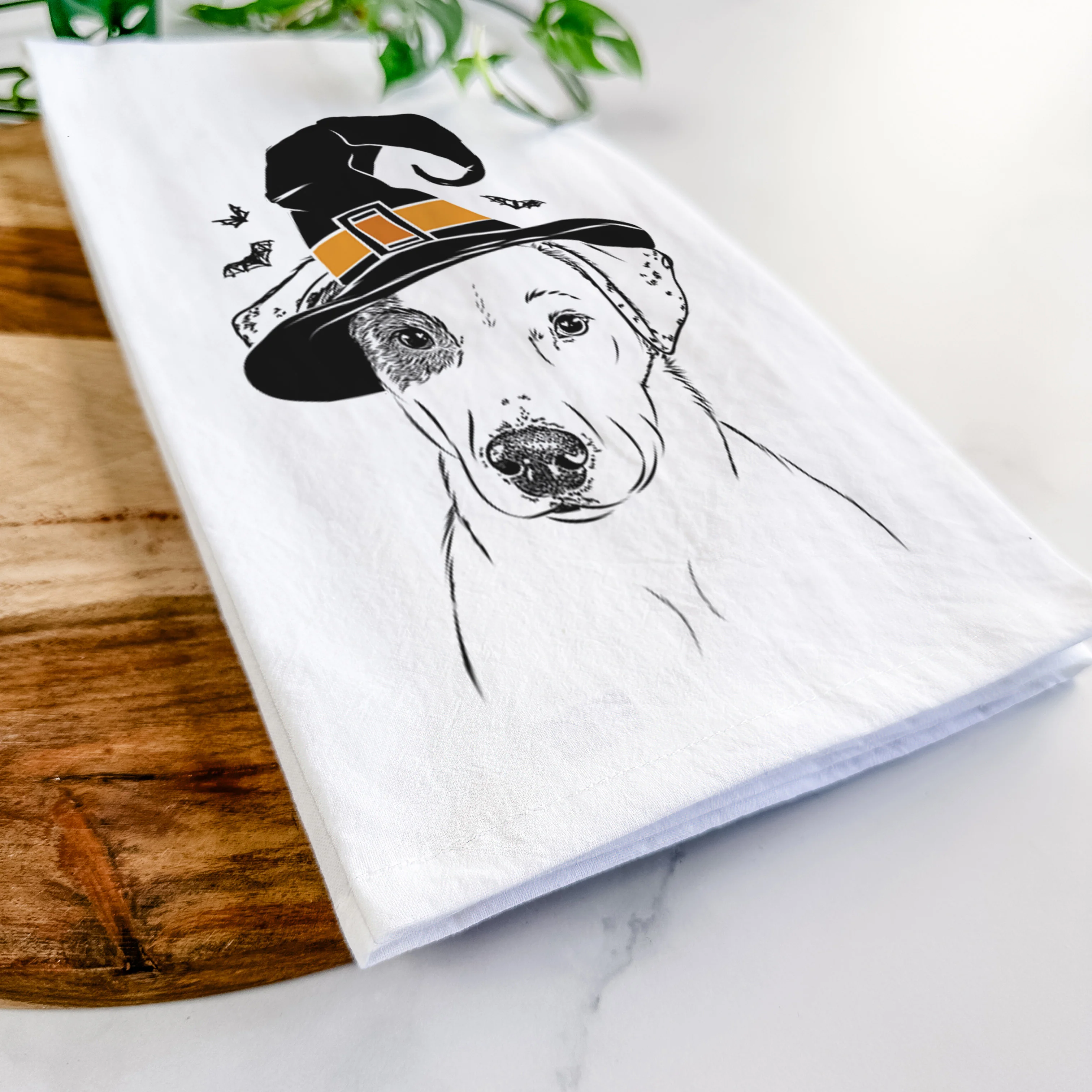 P Pie the Mixed Breed Tea Towel - Image 8