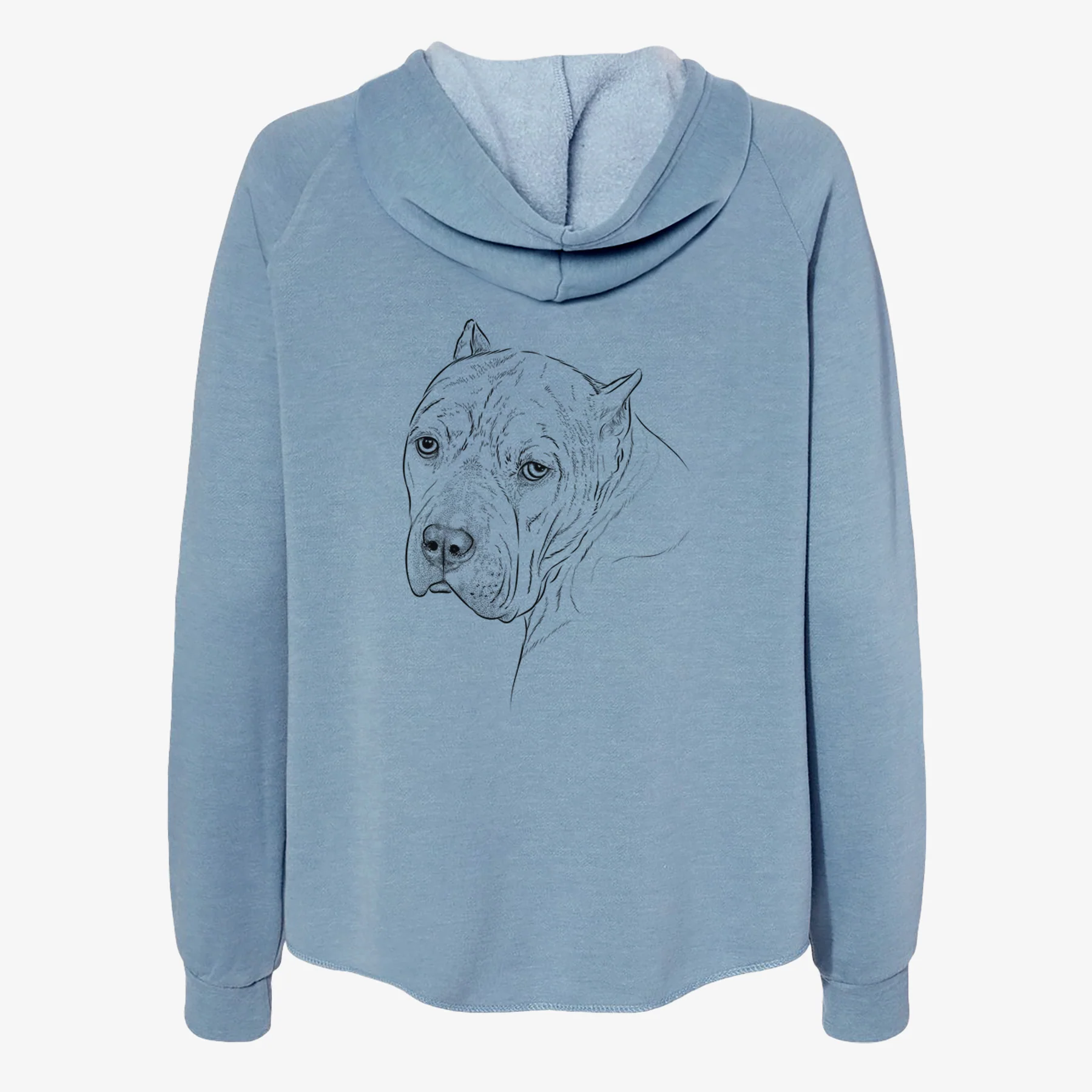 Precious the Staffordshire Terrier - Women's Cali Wave Zip-Up Sweatshirt - Image 6