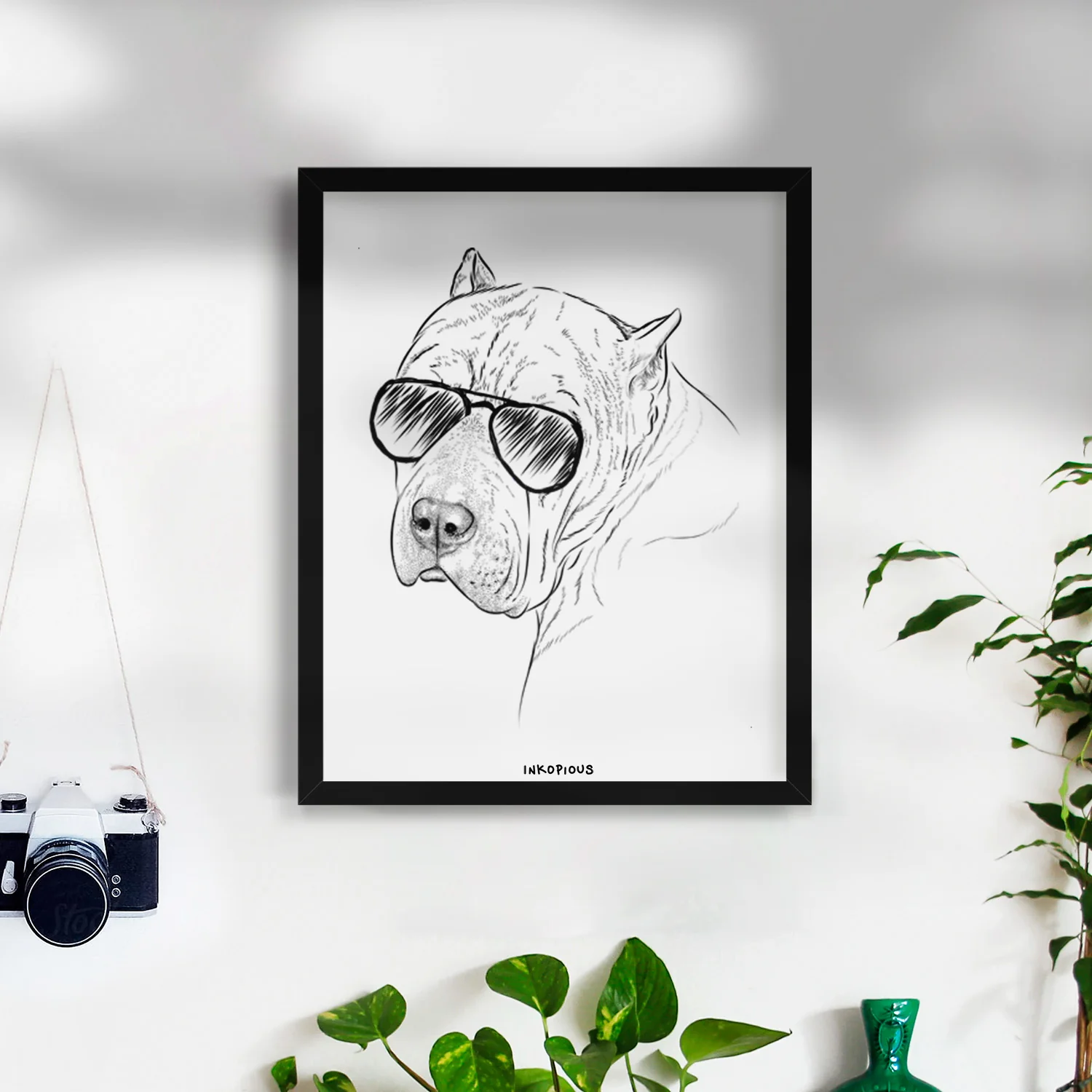 Precious the Staffordshire Terrier Art Print - Image 12
