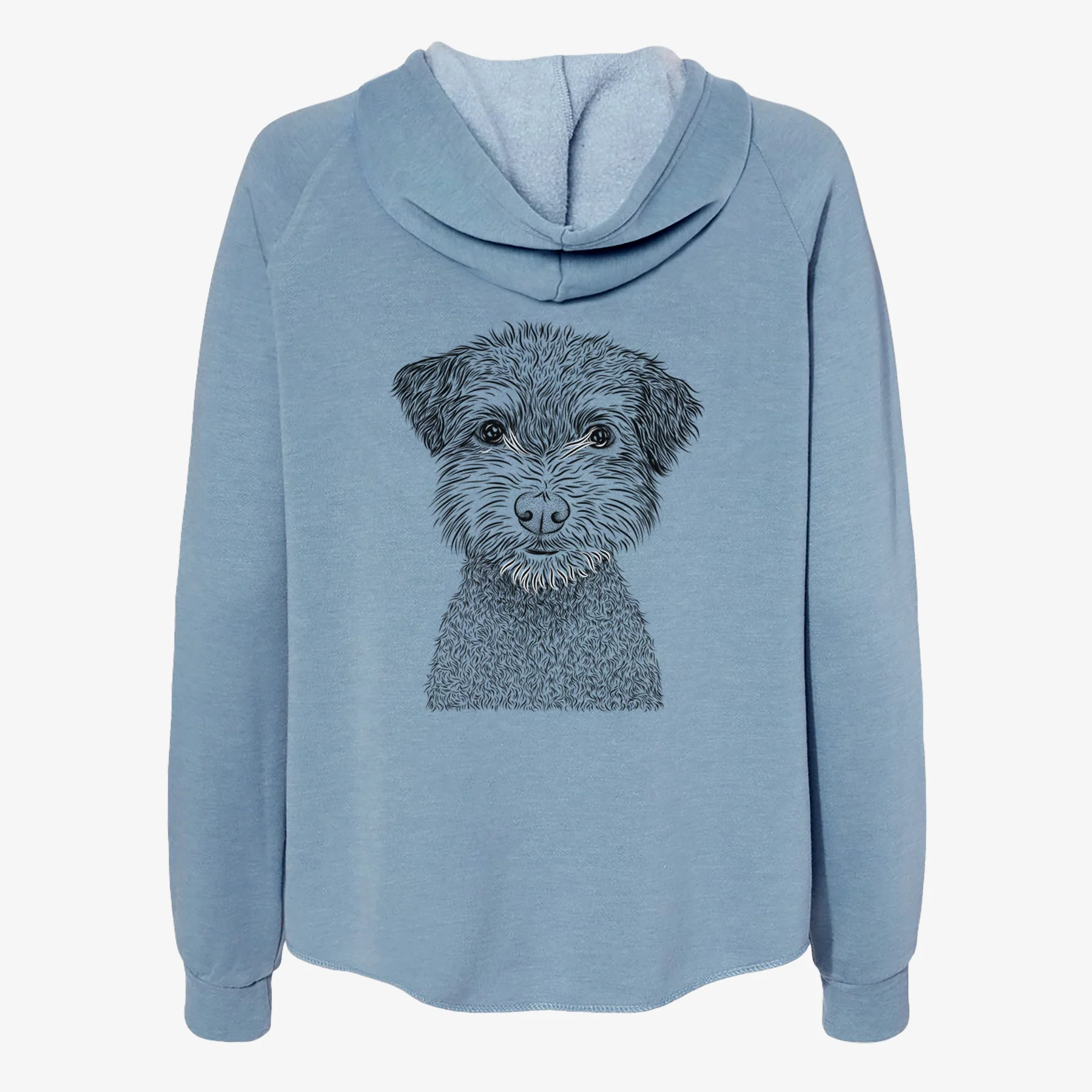 Pretzel the Schnoodle - Women's Cali Wave Zip-Up Sweatshirt - Image 6