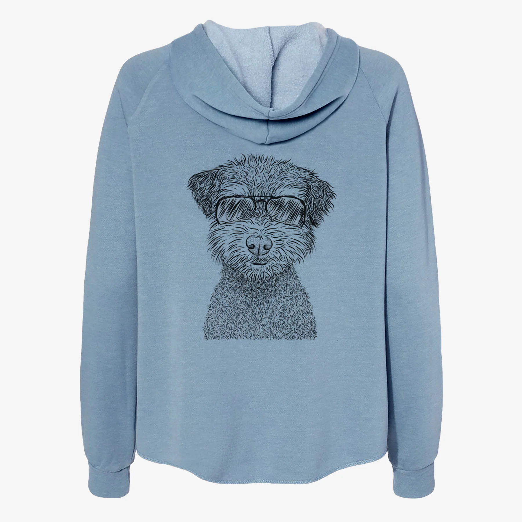Pretzel the Schnoodle - Women's Cali Wave Zip-Up Sweatshirt - Image 9