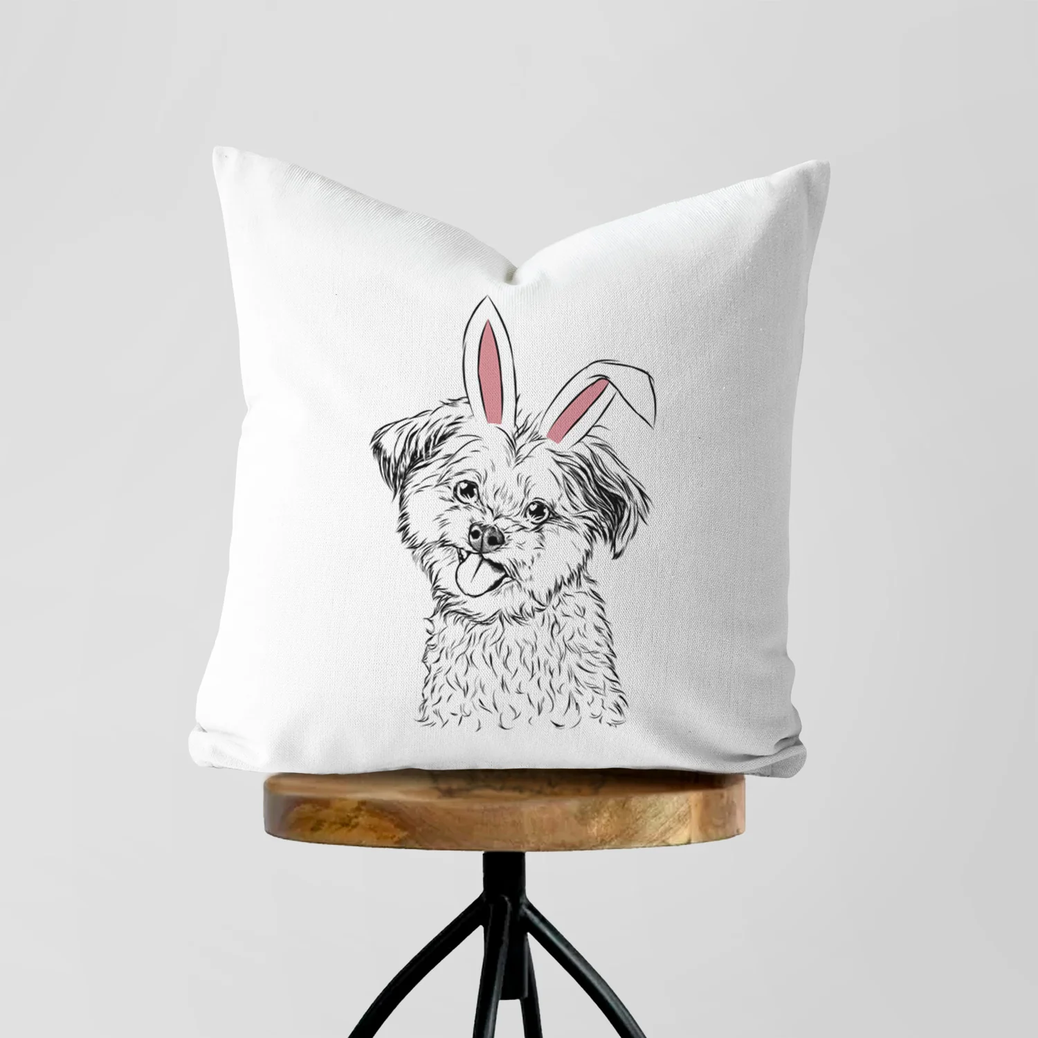 Puff the Malshi - Throw Pillow Cover - Image 5