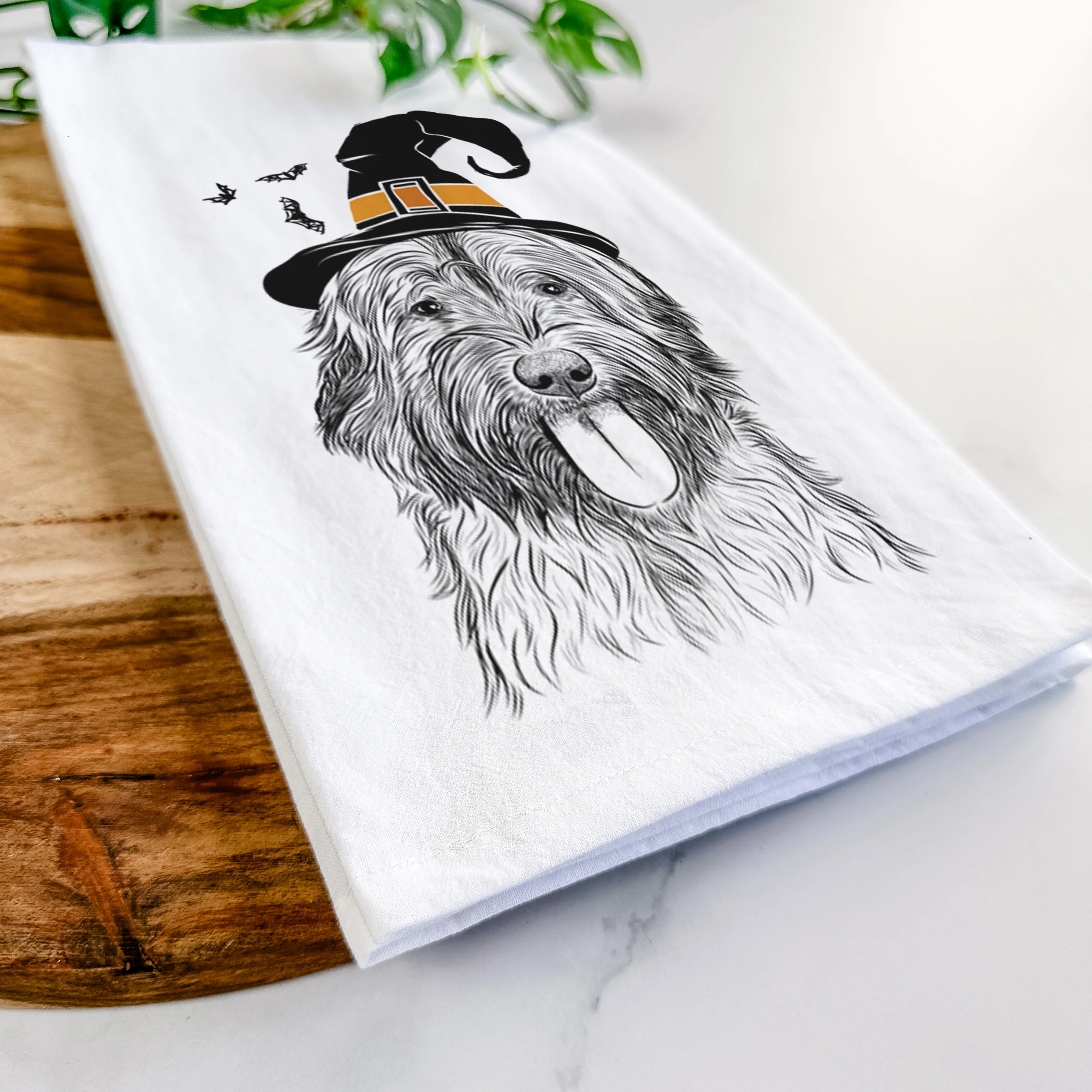 Puig the Catalan Sheepdog Tea Towel - Image 8