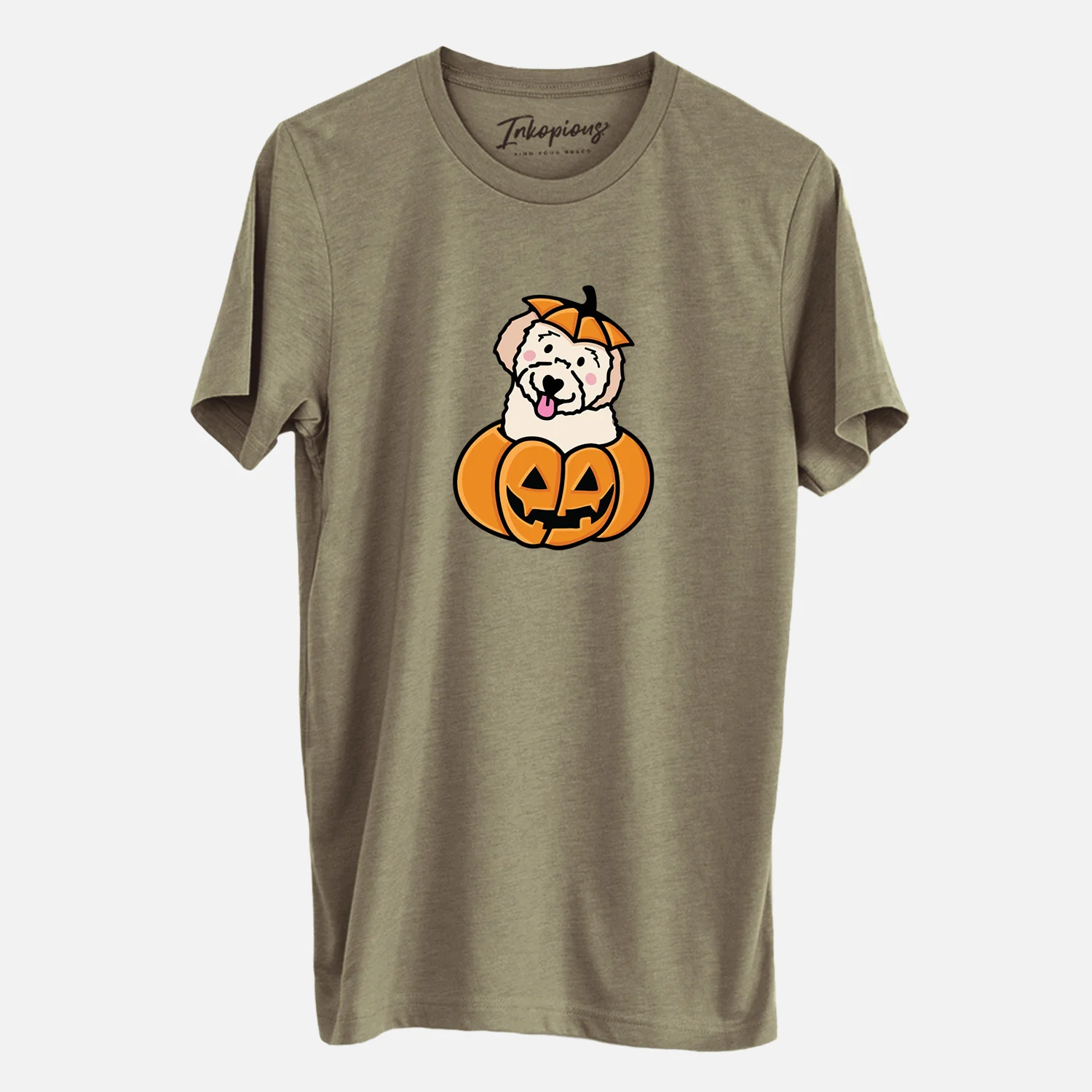 Pumpkin Pup - Doodle - Unisex Crewneck - Image 4