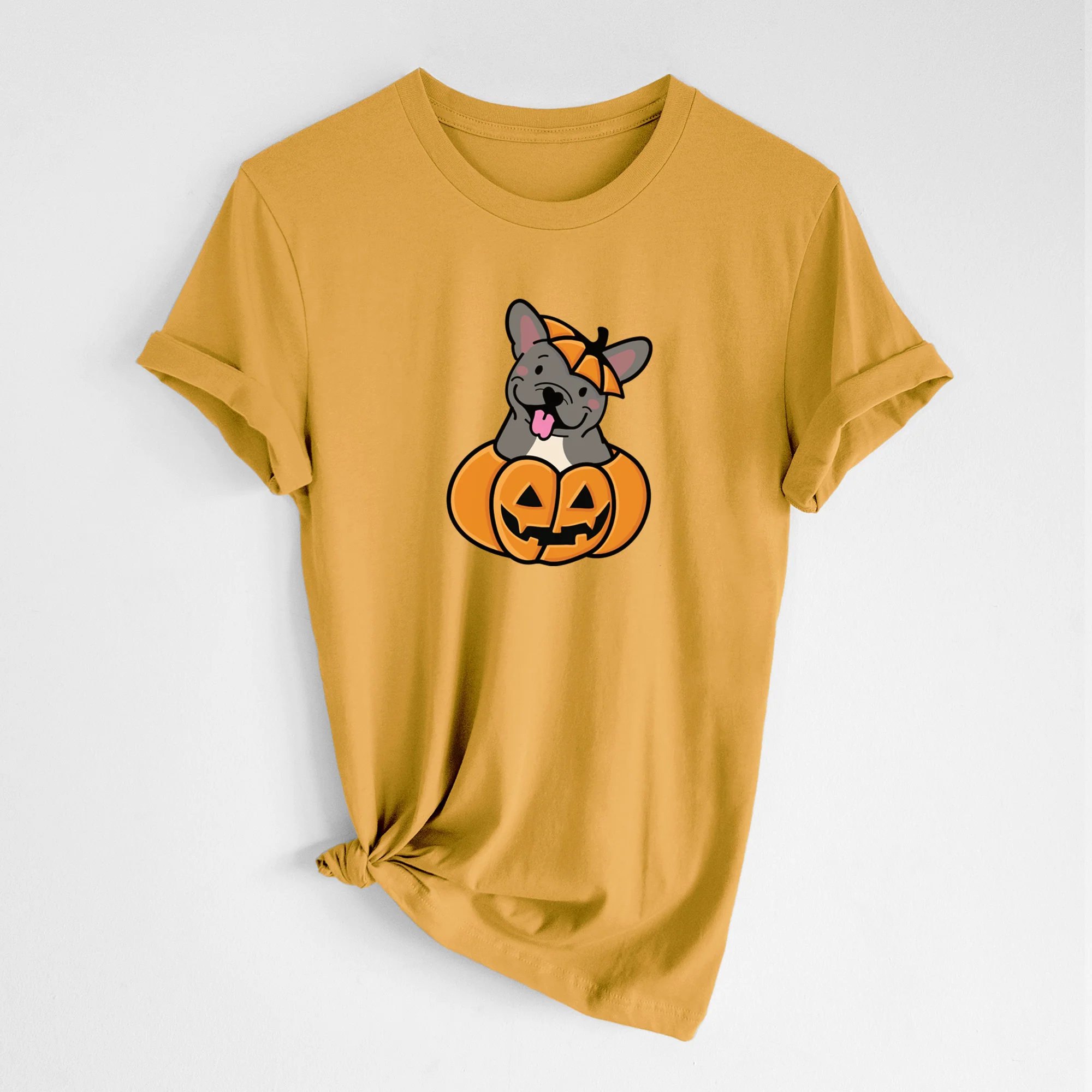 Pumpkin Pup - French Bulldog - Unisex Crewneck - Image 7