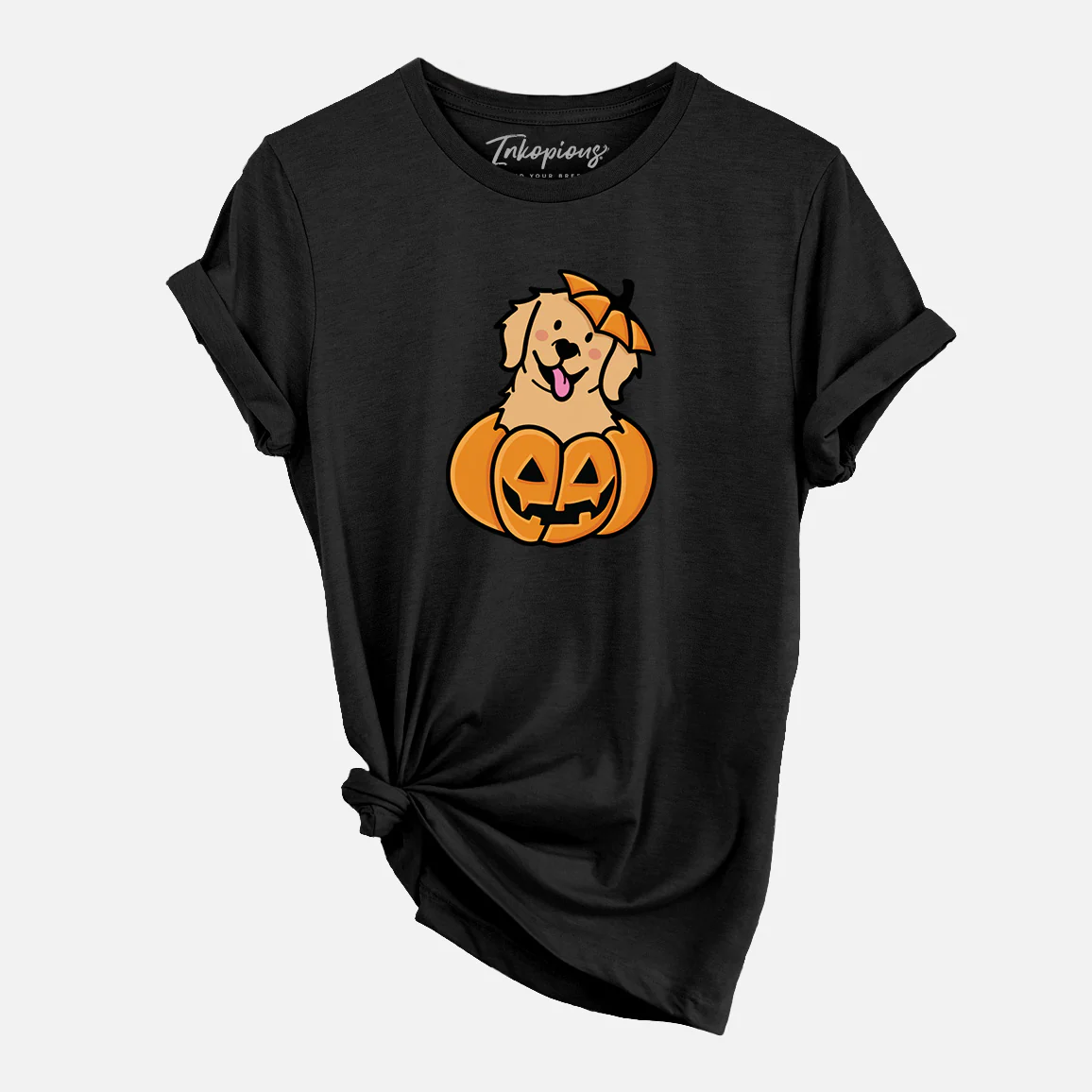 Pumpkin Pup - Golden Retriever - Unisex Crewneck - Image 6