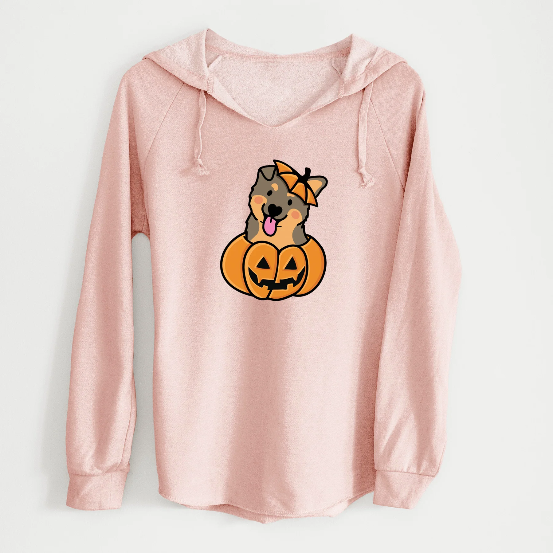 Pumpkin Pup - German Shepherd - Cali Wave Hooded Sweatshirt - Image 4