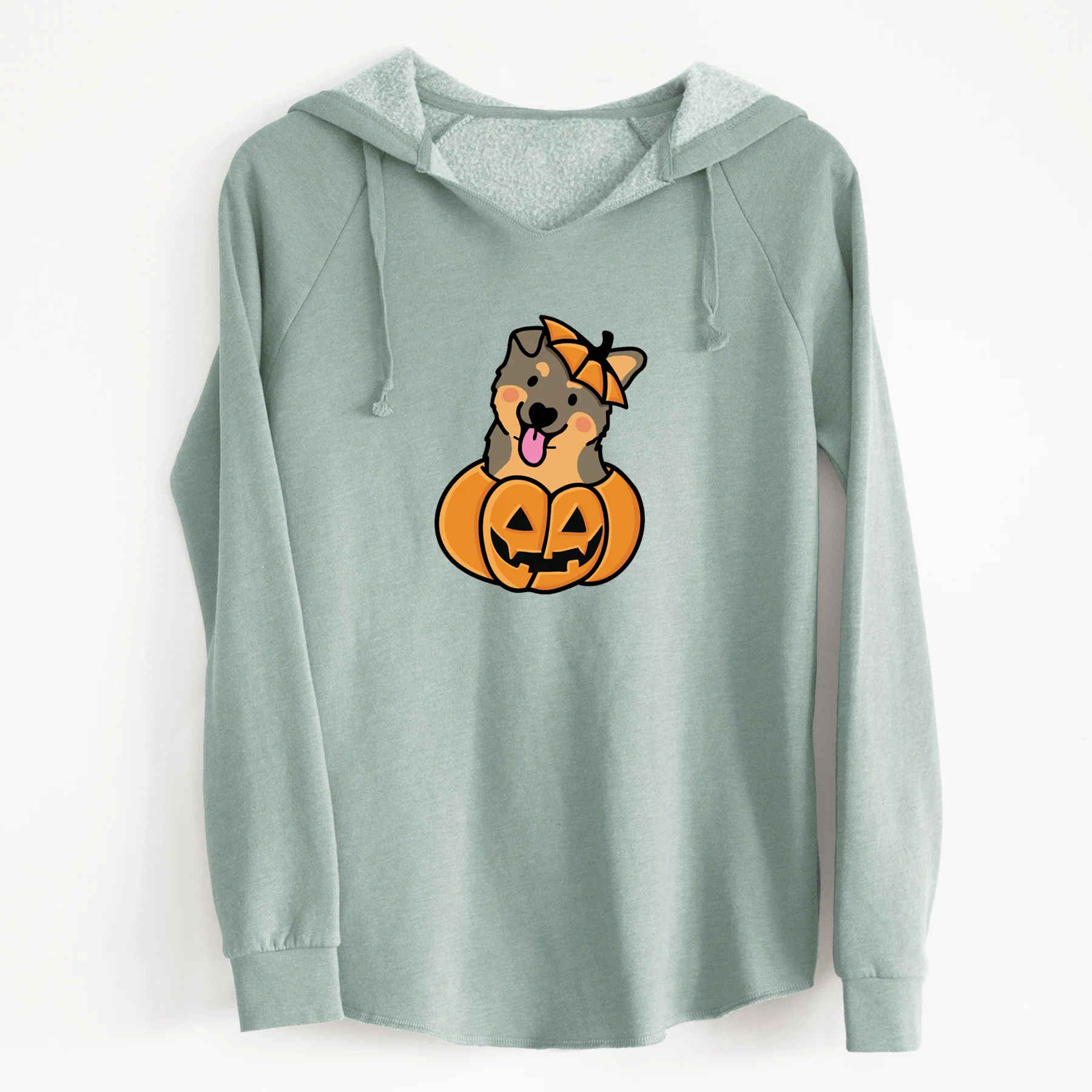 Pumpkin Pup - German Shepherd - Cali Wave Hooded Sweatshirt - Image 6