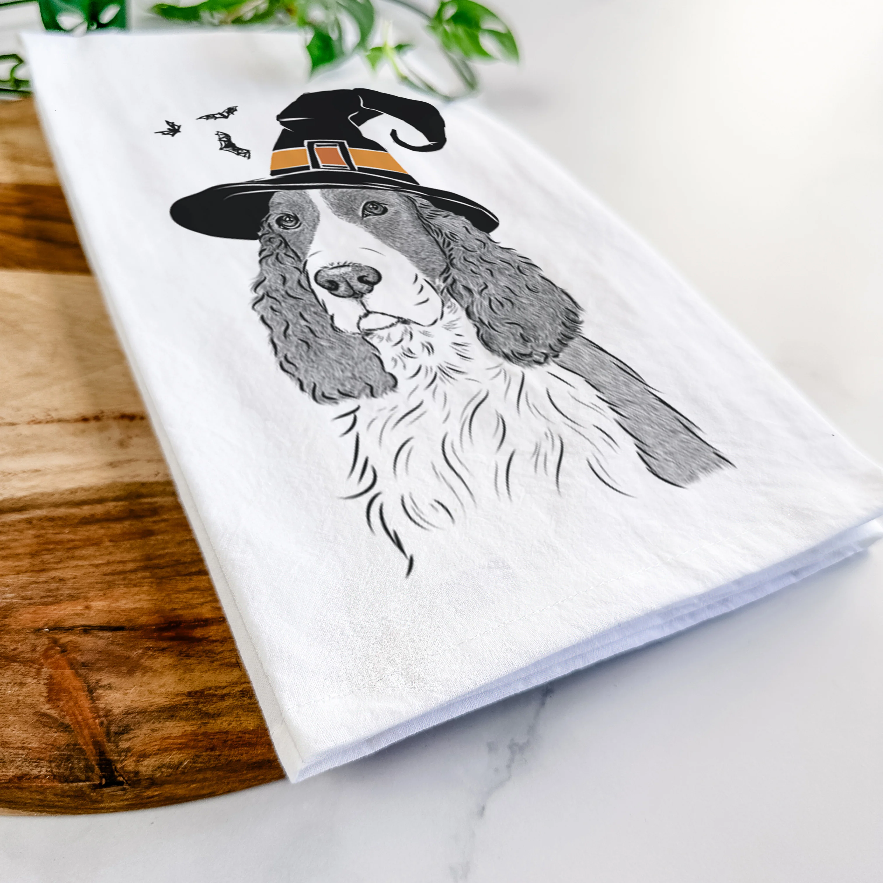Quincy the English Springer Spaniel Tea Towel - Image 8